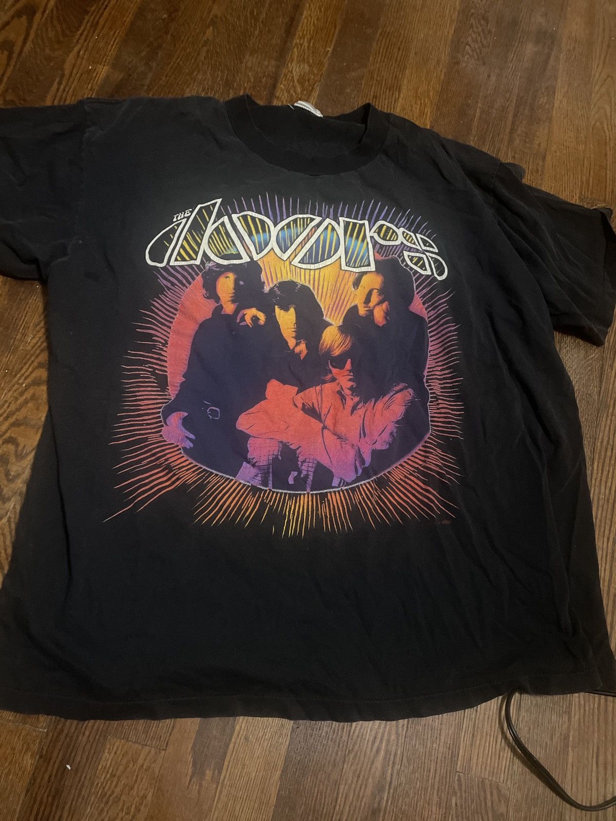 Image of Vintage VTG 90's Single Stitch The Doors Winterland Two Sided in Black, Men's (Size XL)