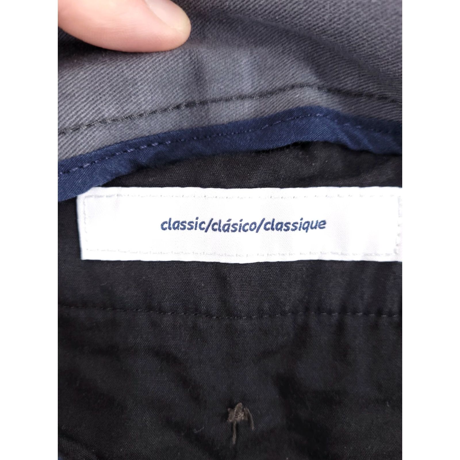 Essentials Amazon Essentials Chino Pants Mens 35x30 Gray Raw Hem Straight Fit Size US 35 - 6 Thumbnail