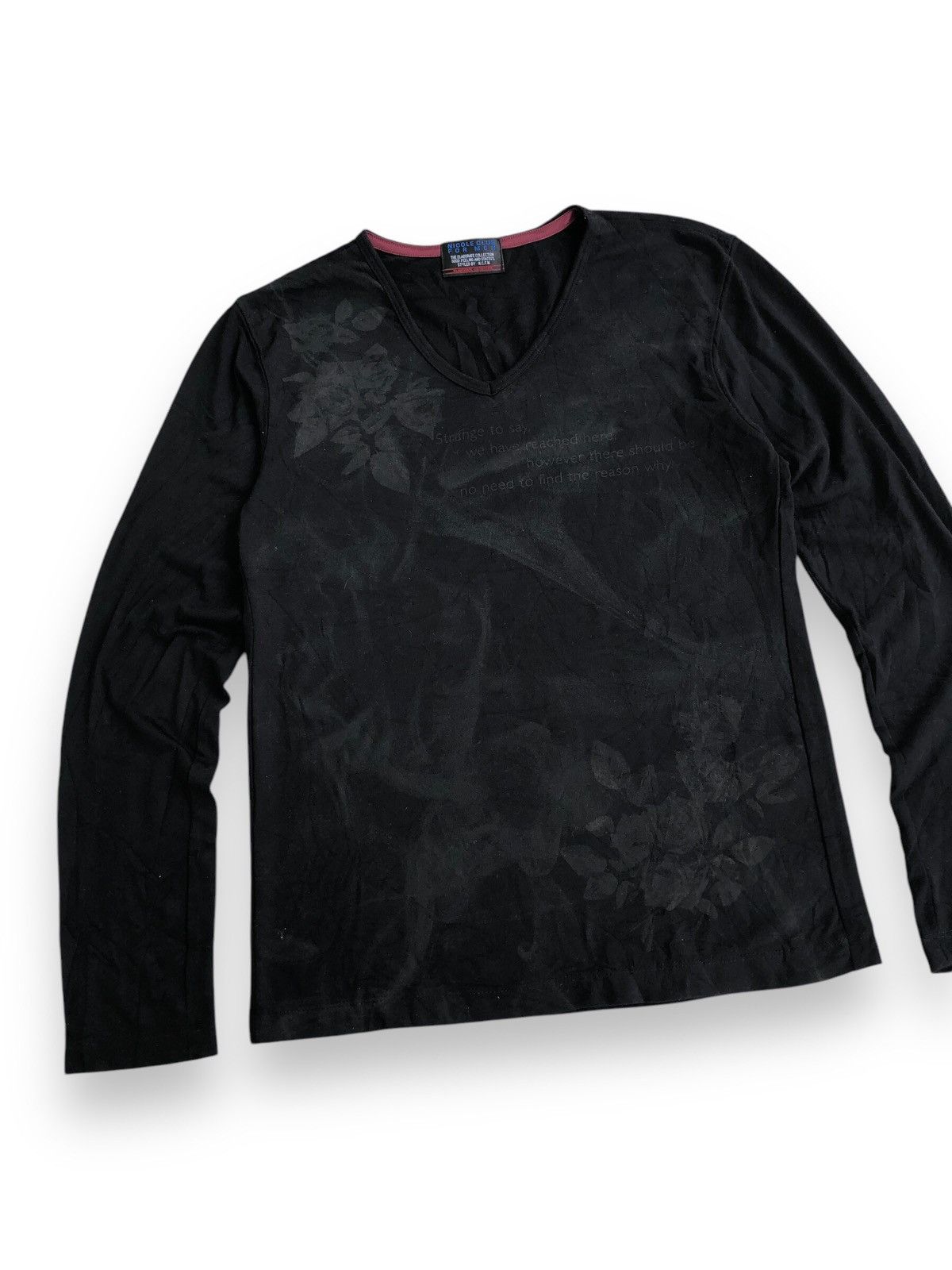 Nicole Club Nicole Club For Men Y2K Style Longsleeve Size US M / EU 48-50 / 2 - 1 Thumbnail