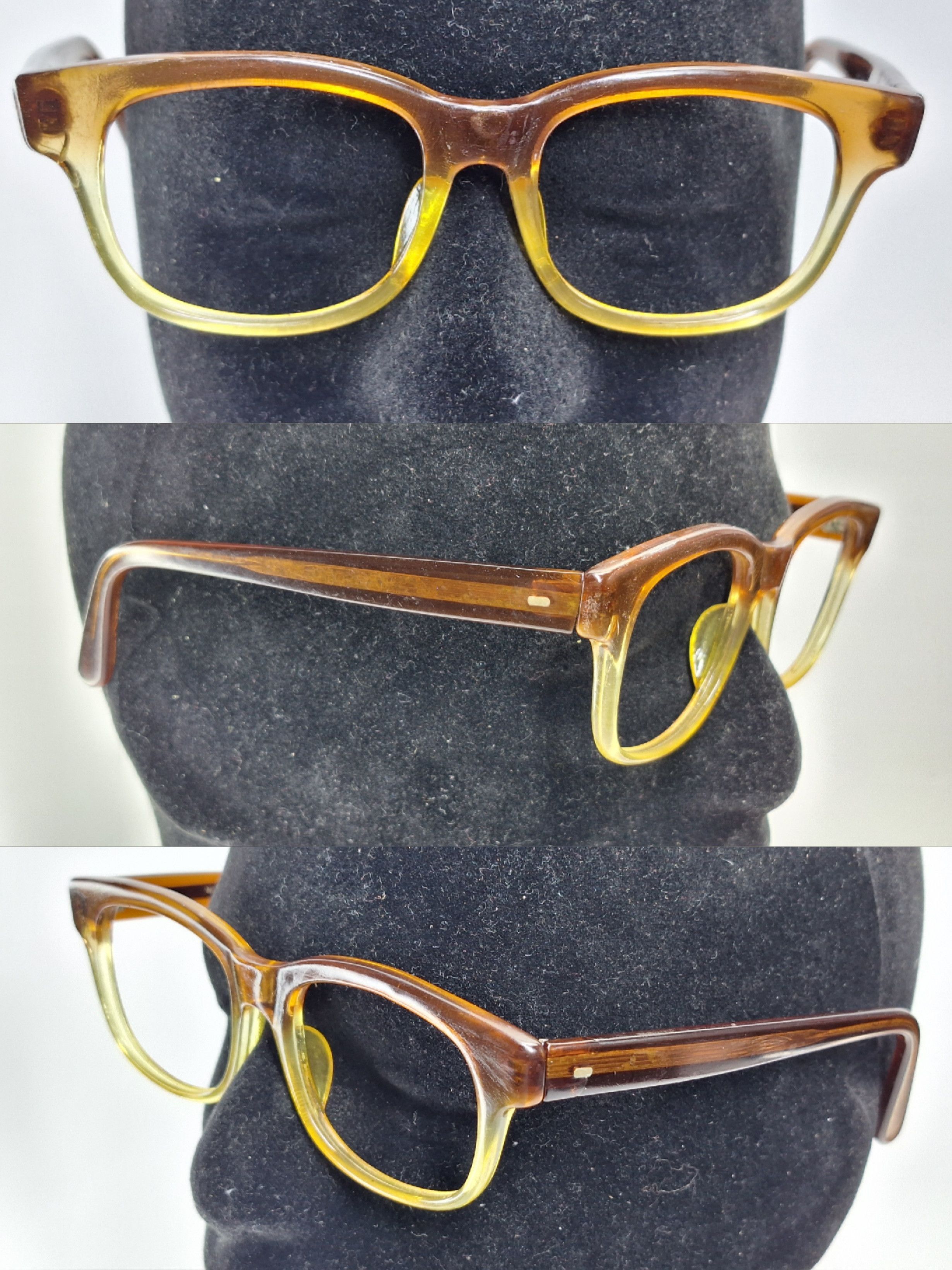 Other 80s Japan Vintage No.20 52-20 Classic Eyeglass Frame Size ONE SIZE - 8 Thumbnail