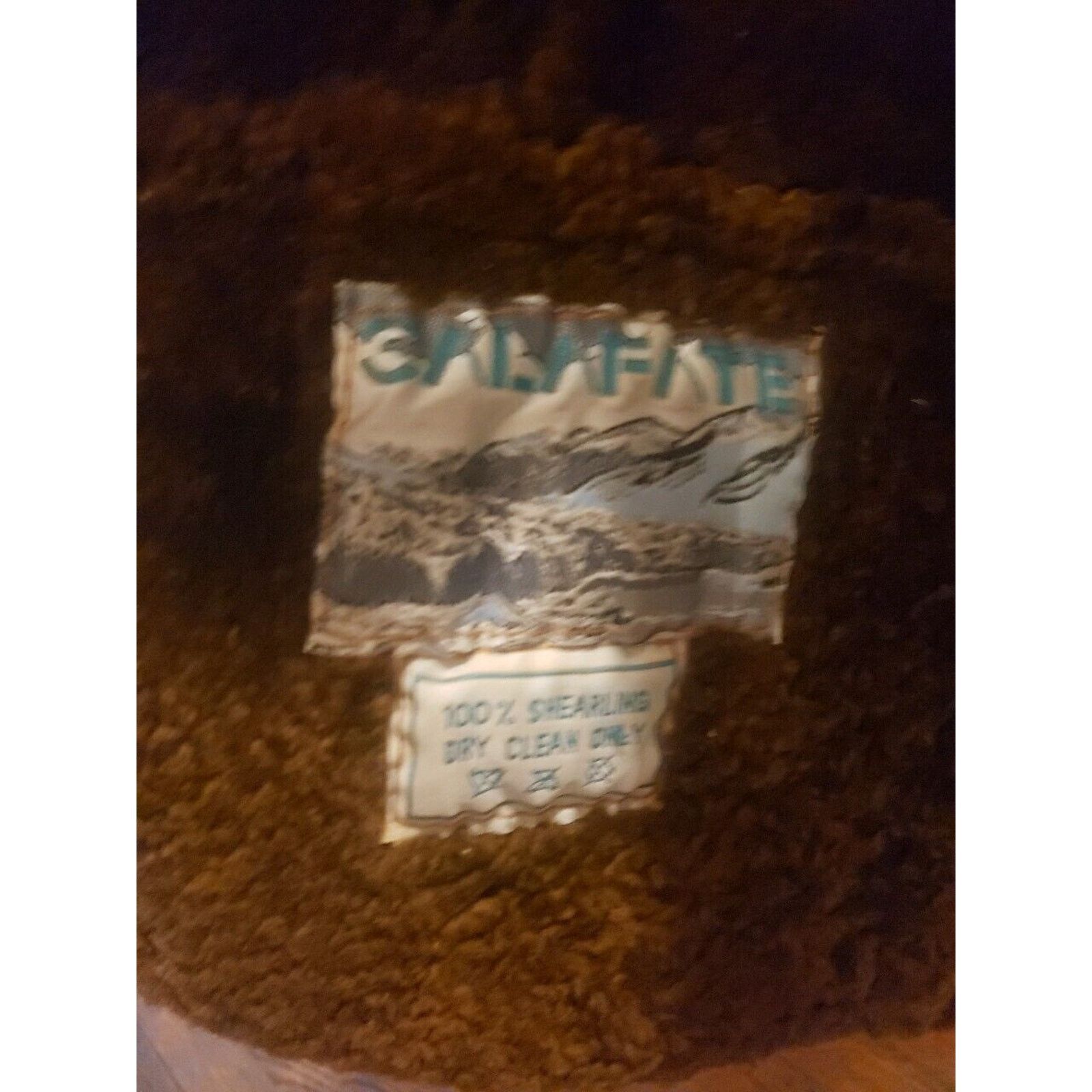 Other CALAFATE Vintage 100% Shearling Leather Jacket/Coat XS Size US XS / EU 42 / 0 - 4 Thumbnail