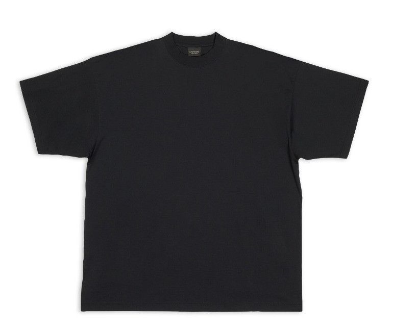 Balenciaga o1mt1gz0325 T-Shirt Oversized in Black Size US S / EU 44-46 / 1 - 7 Thumbnail