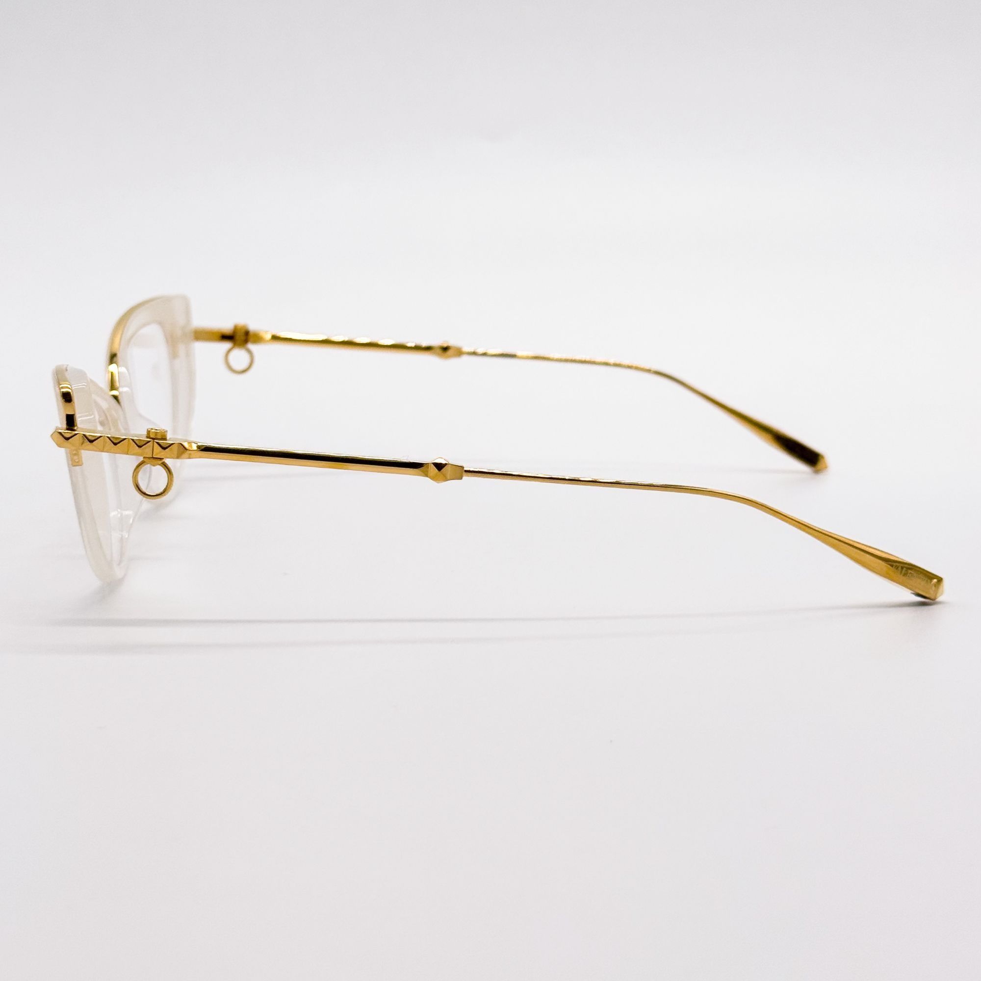 Valentino NEW VALENTINO DAYDREAM VLX-123C EYEGLASSES CAT EYE WOMEN GOL Size ONE SIZE - 6 Thumbnail