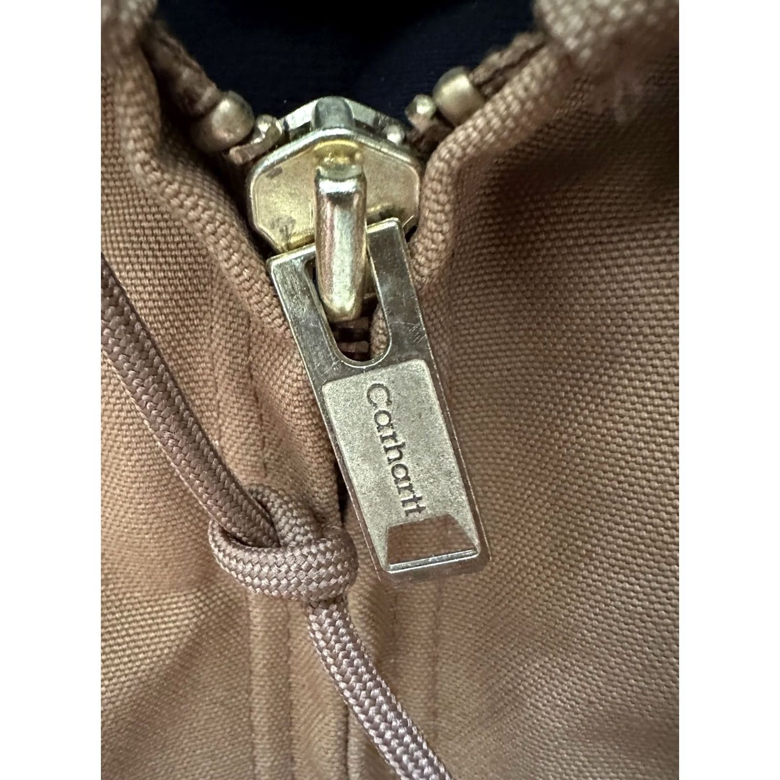 Carhartt VINTAGE Carhartt Jacket Duck Active J140 Brown Tan Mens XXL Made in USA Canvas Size US XXL / EU 58 / 5 - 4 Thumbnail