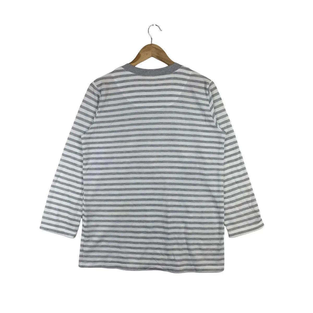 Peanuts × Vintage Vtg PEANUTS SNOOPY Cartoon Striped Sweater Sweatshirt Size L / US 10 / IT 46 - 5 Thumbnail