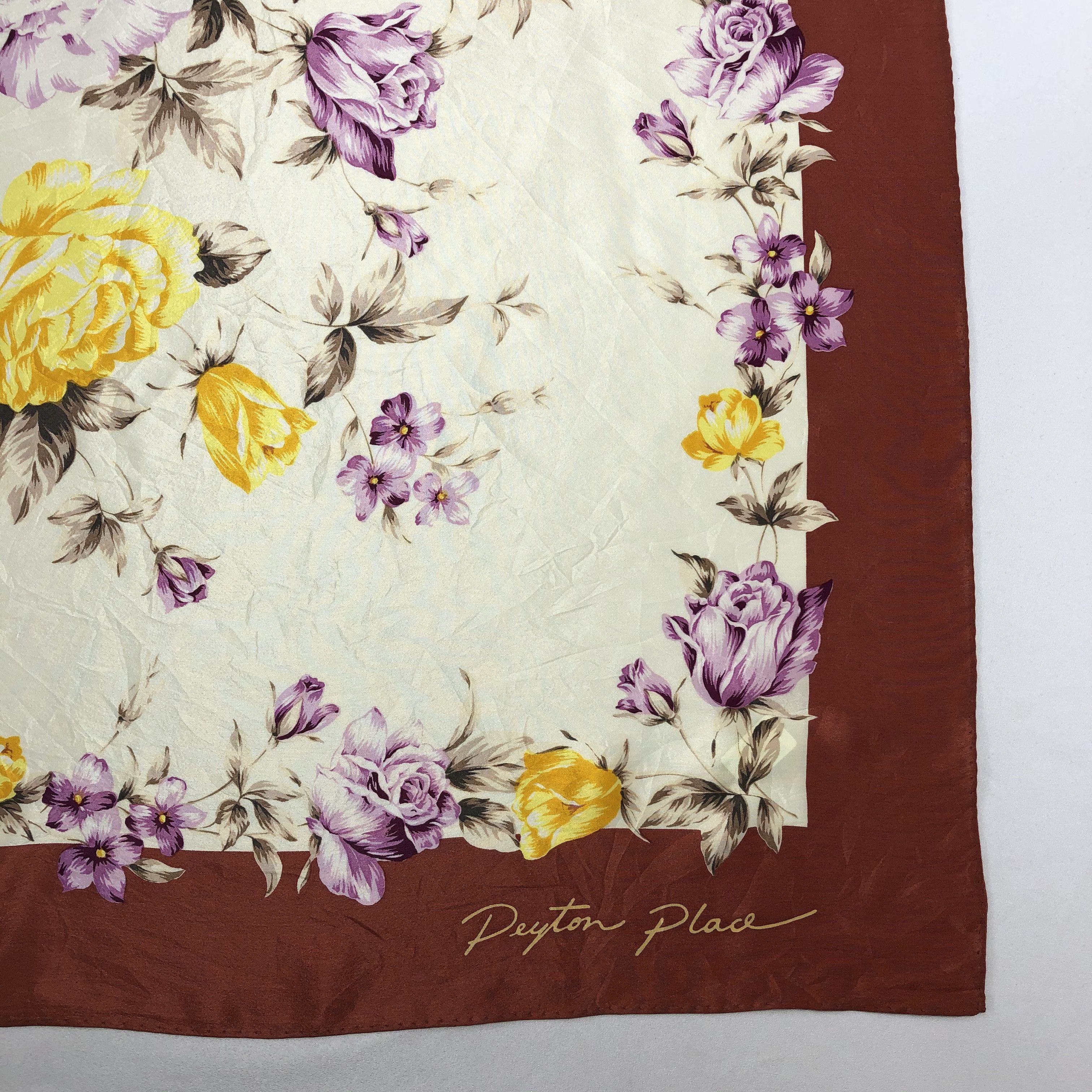PPFM Vintage Peyton Place Silk Scarf Size ONE SIZE - 4 Thumbnail