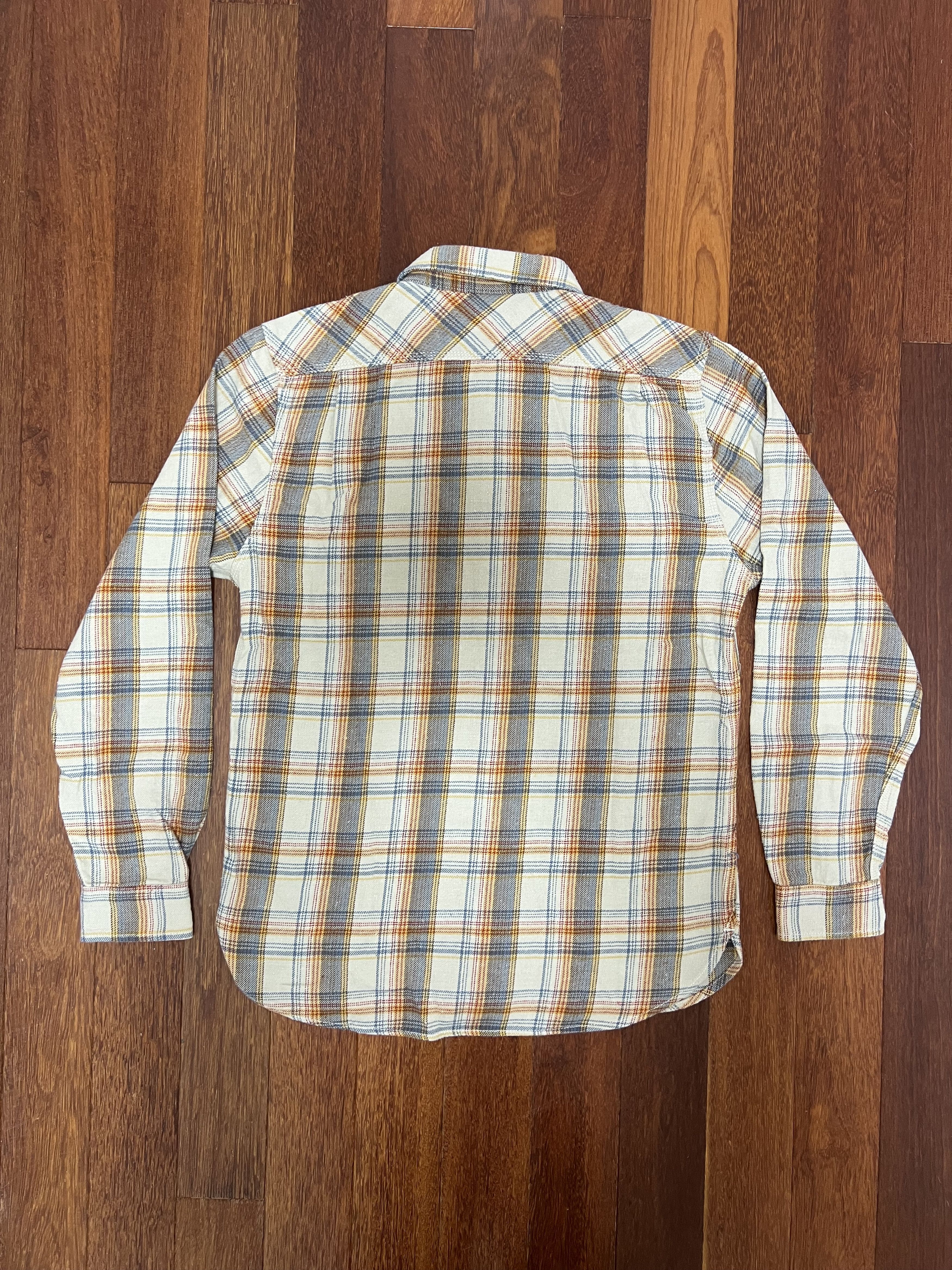 Freenote Cloth 💚 Freenote Cloth Lancaster Cream Shadow Plaid Medium NEW Size US M / EU 48-50 / 2 - 7 Thumbnail