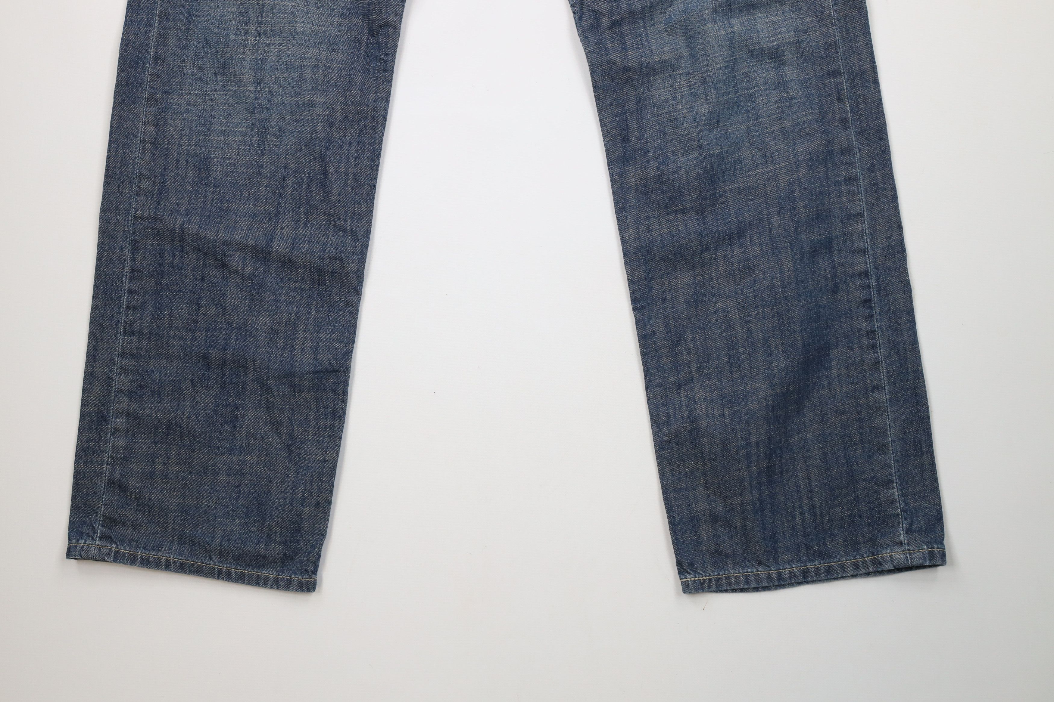 Levi's × Vintage Vintage Y2K Levis 569 Straight Wide Leg Denim Jeans Blue Size US 36 / EU 52 - 4 Thumbnail