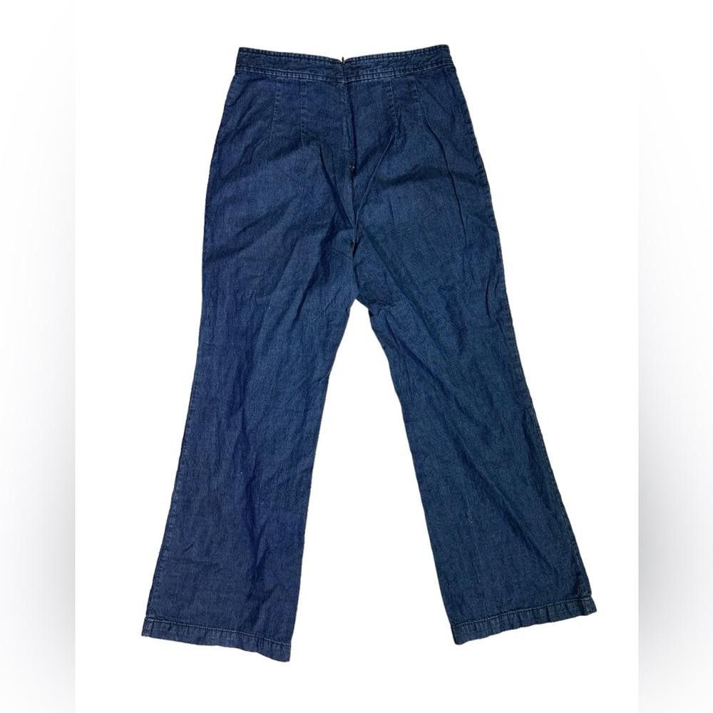 Free People Free People l Dark Wash High Rise Wide Leg Jeans Size 4 Size 27" / US 4 / IT 40 - 3 Thumbnail