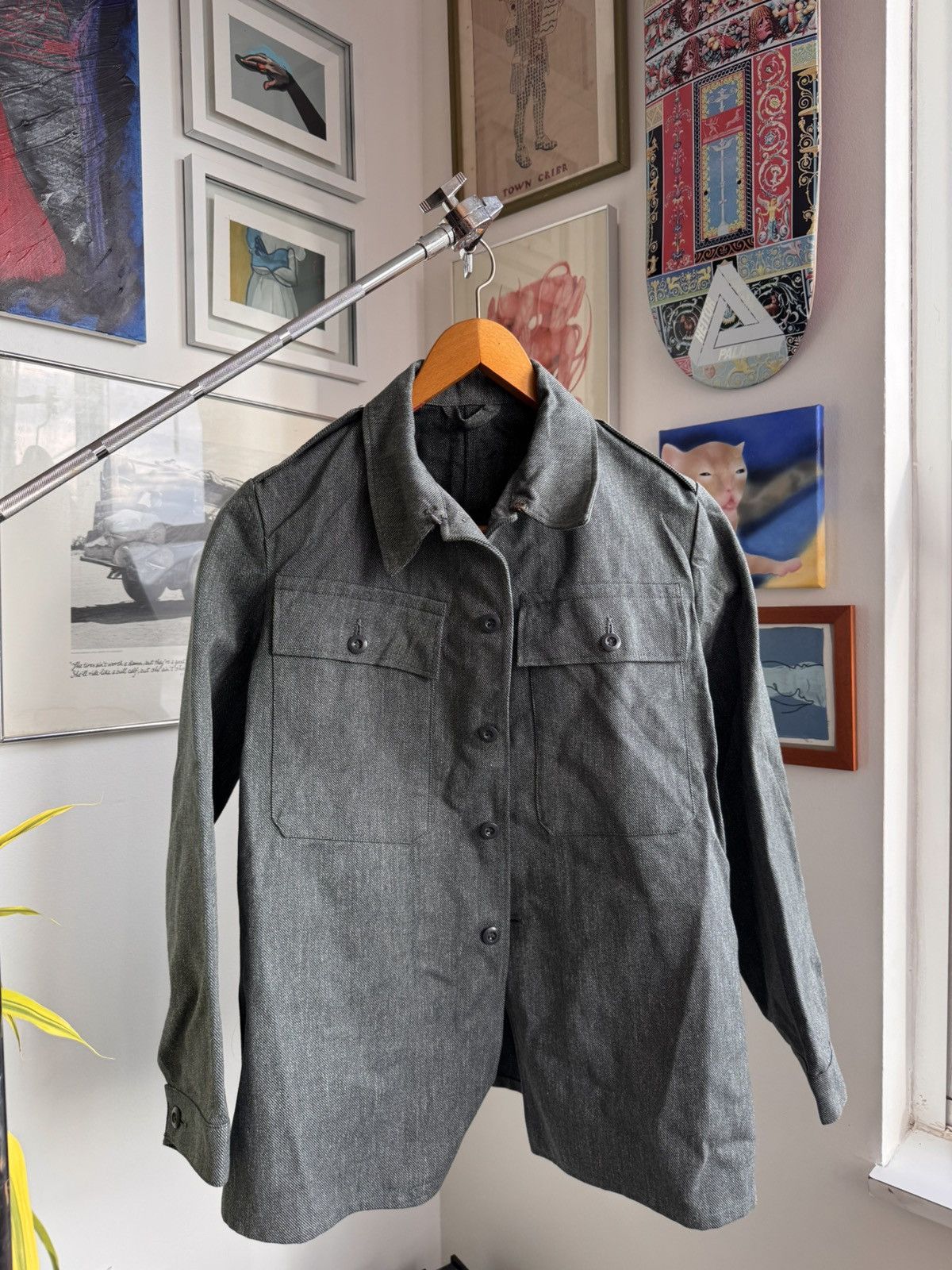 Vintage Vintage Military Jacket Size US L / EU 52-54 / 3 - 1 Thumbnail