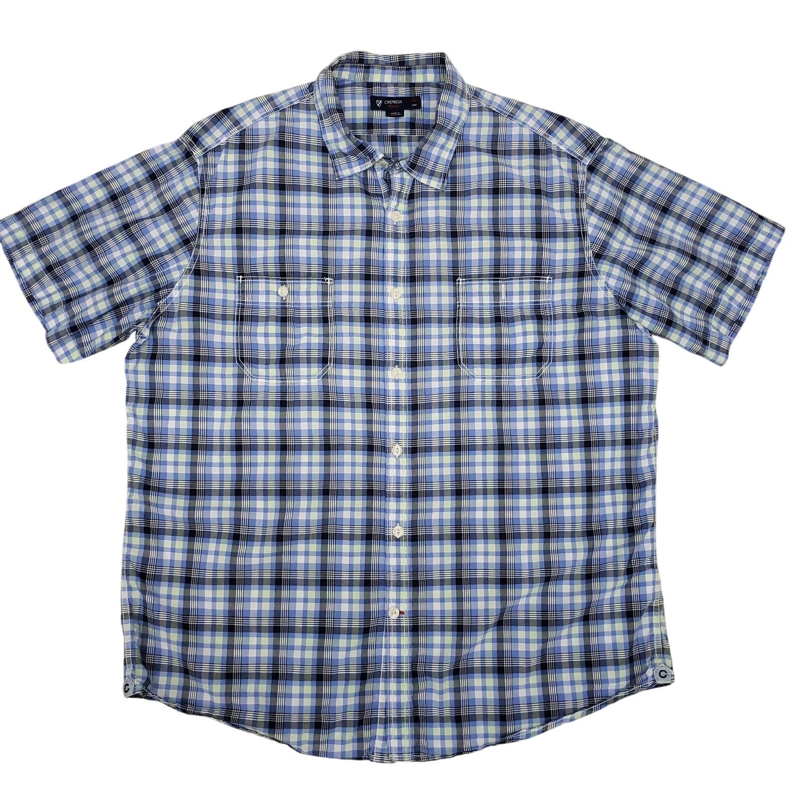 Cremieux Cremieux Classics Plaid Contrast Stitch Shirt Double Pockets Size US XL / EU 56 / 4 - 2 Thumbnail