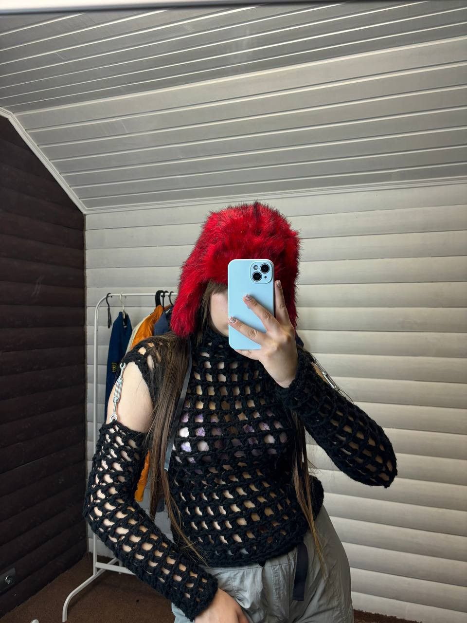 If Six Was Nine × Vintage Opium Mesh Knitted Gothic Unisex Sweater metal Owens Style Size US S / EU 44-46 / 1 - 1 Thumbnail