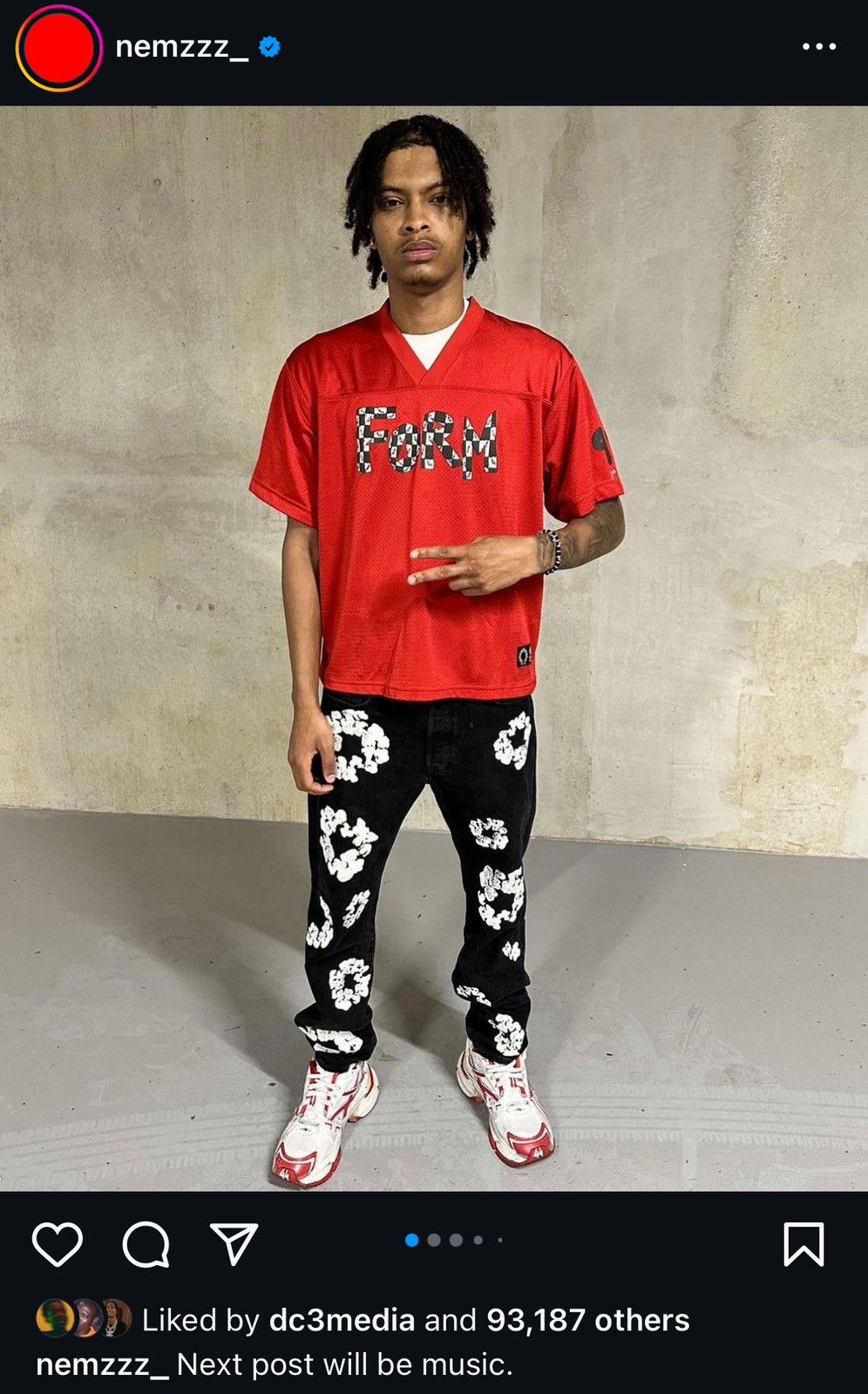 Chrome Hearts Chrome Hearts Matty Boy Mesh Stadium Jersey