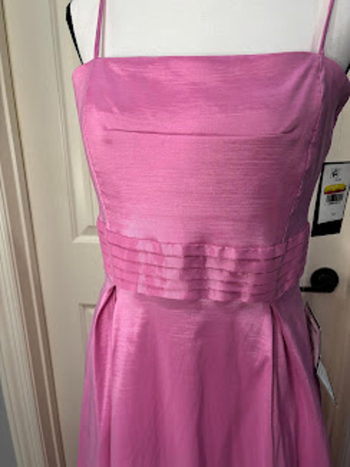 Ann Taylor Taylor Pink Spaghetti Strap Evening Dress Size 12 NWT Size XL / US 12-14 / IT 48-50 - 2 Thumbnail