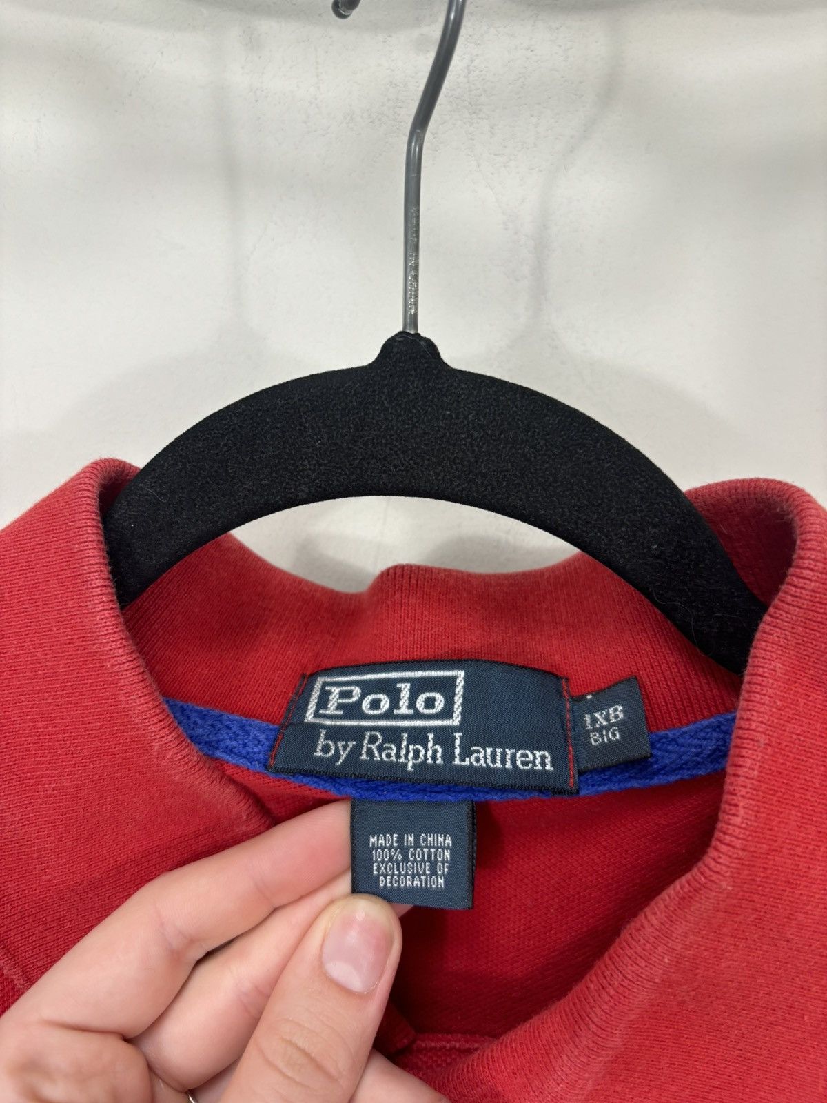Vintage Polo Ralph Lauren Y2K Big USA Logo Hype Polo Shirt