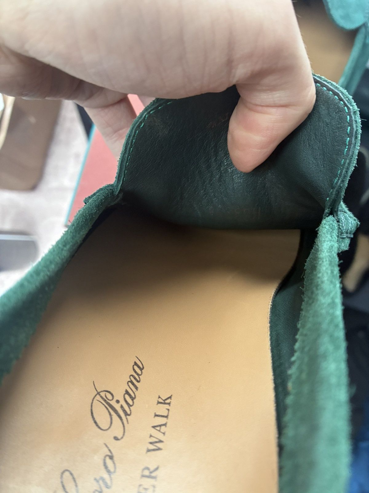 Loro Piana Loro Piana teal green summer walk uk 6.5 eu 40.5 Size US 7.5 / EU 40-41 - 7 Thumbnail