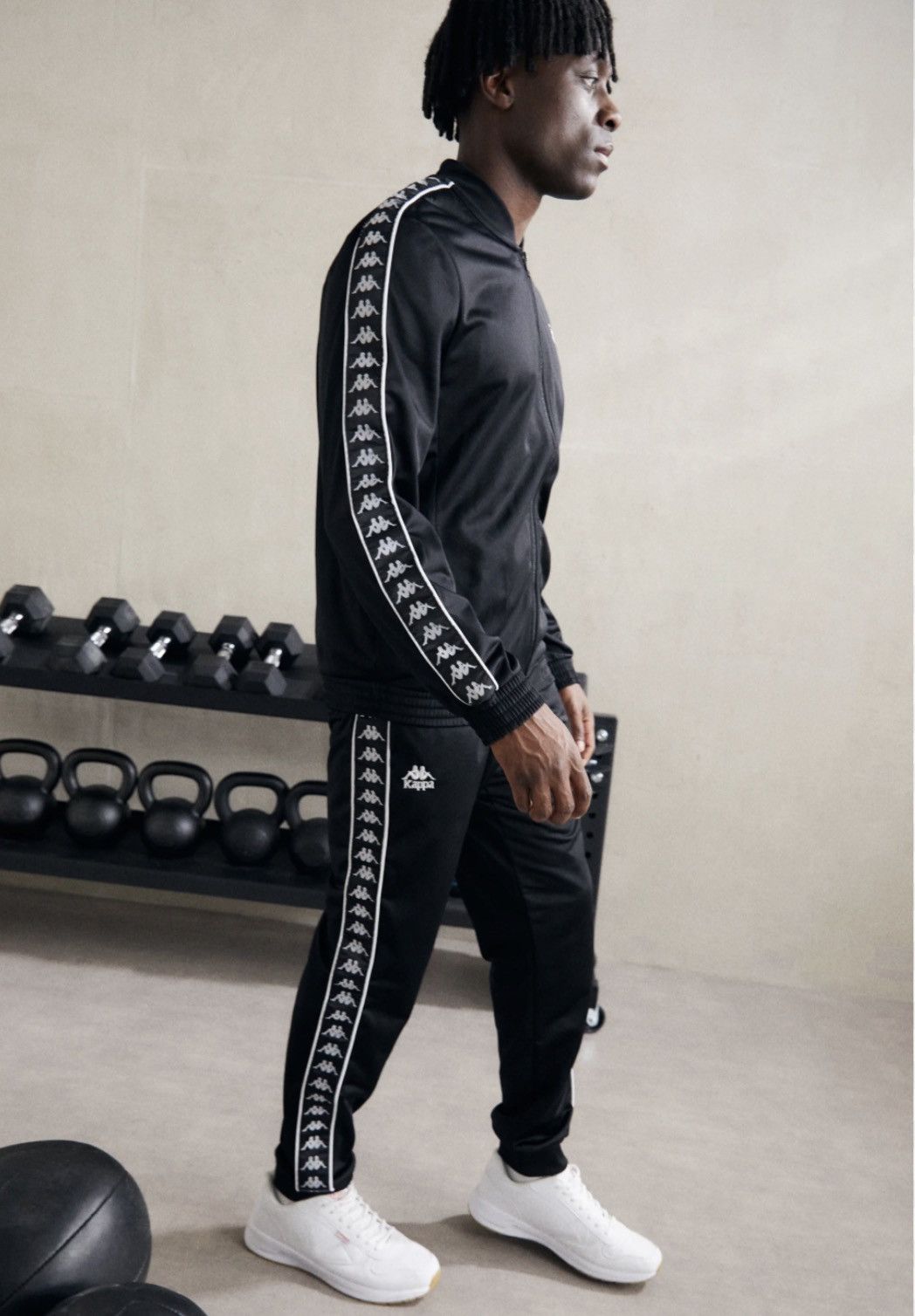 Kappa Kappa Black Tracksuit Jacket Size US M / EU 48-50 / 2 - 2 Thumbnail