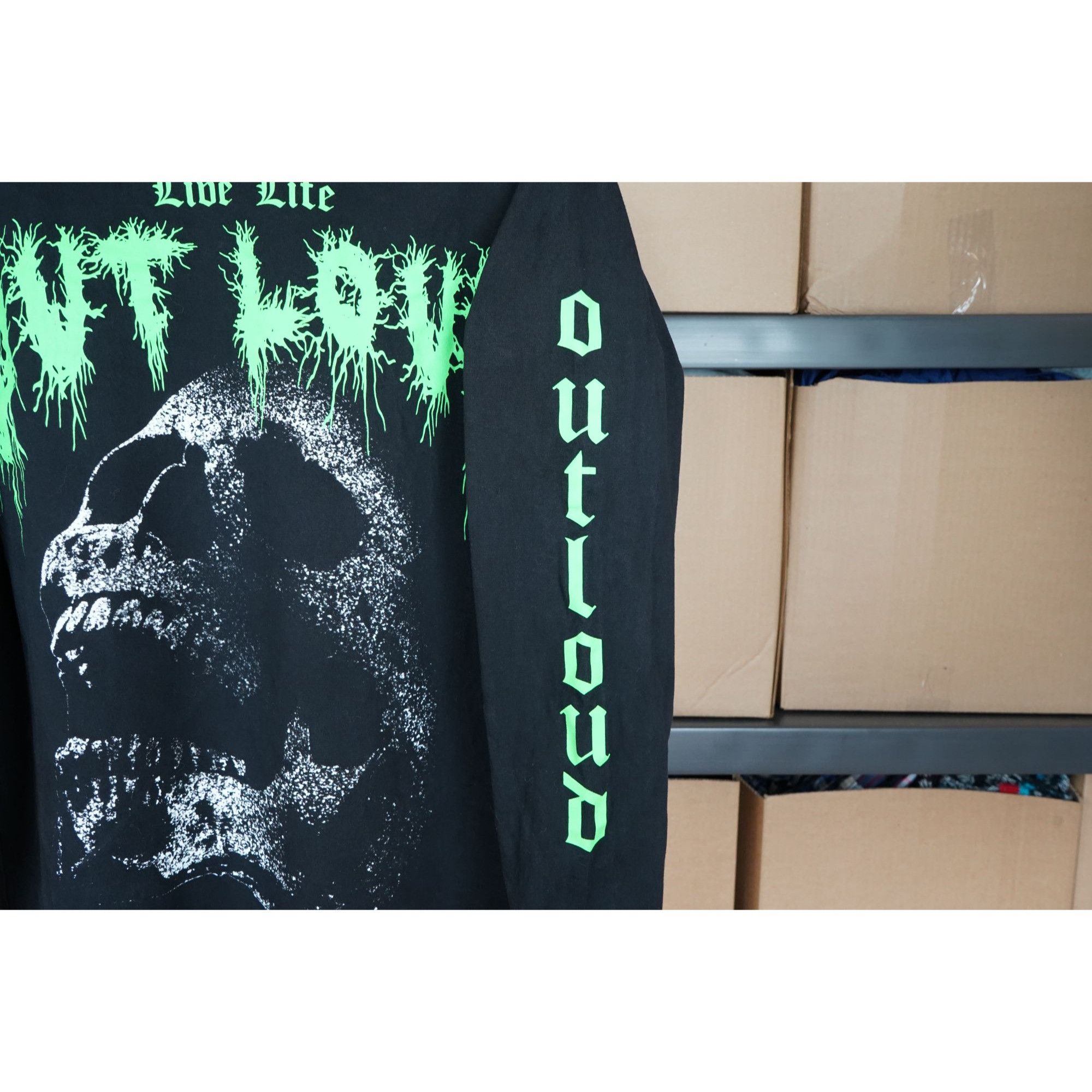 Other #287 Adika "Live Life" Skull Graphic Long Sleeve - Men's M Size US M / EU 48-50 / 2 - 5 Thumbnail