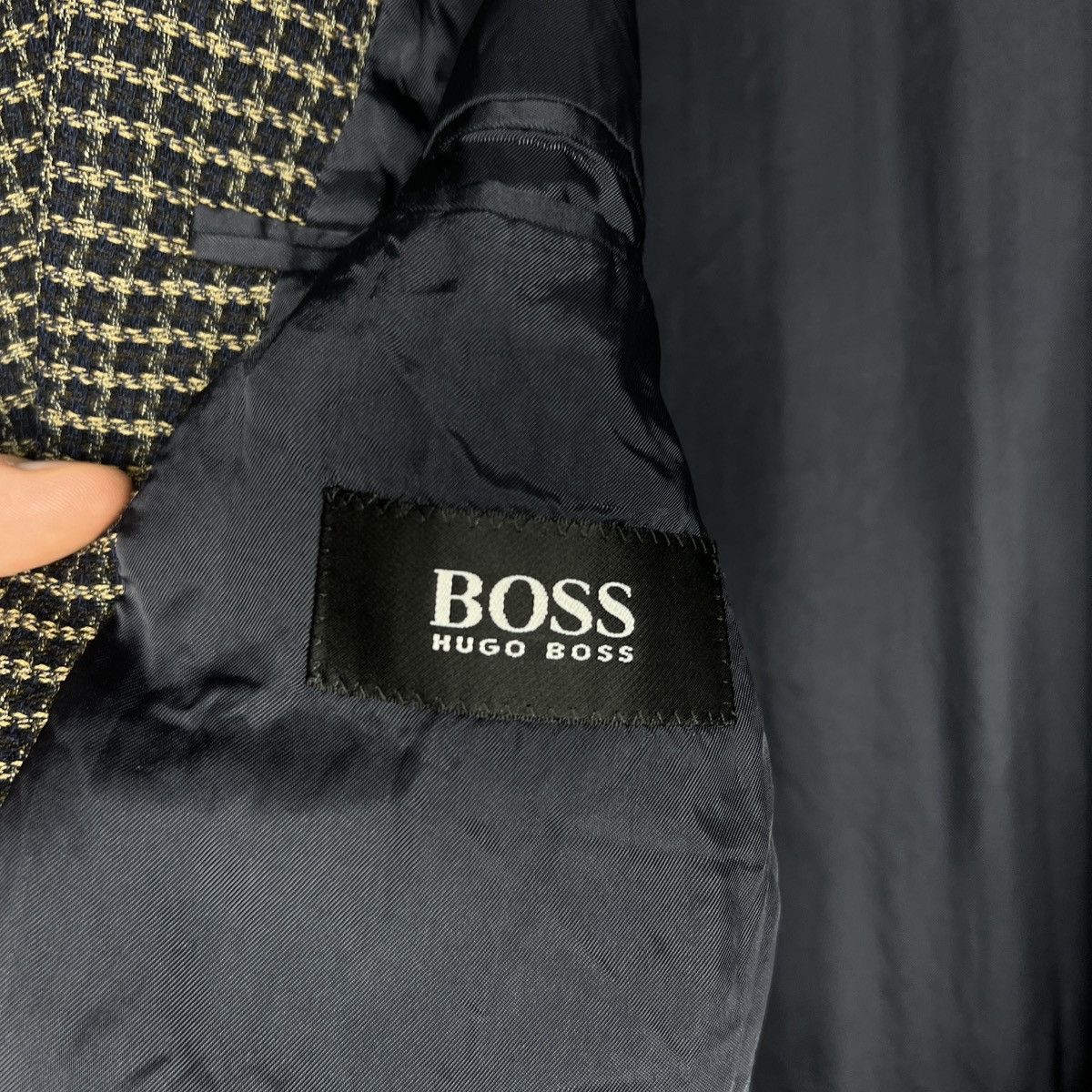 Hugo Boss × Loro Piana × Vintage Vintage Hugo Boss ing Loro Piana Wool cashmere Blazer Size 38R - 11 Thumbnail