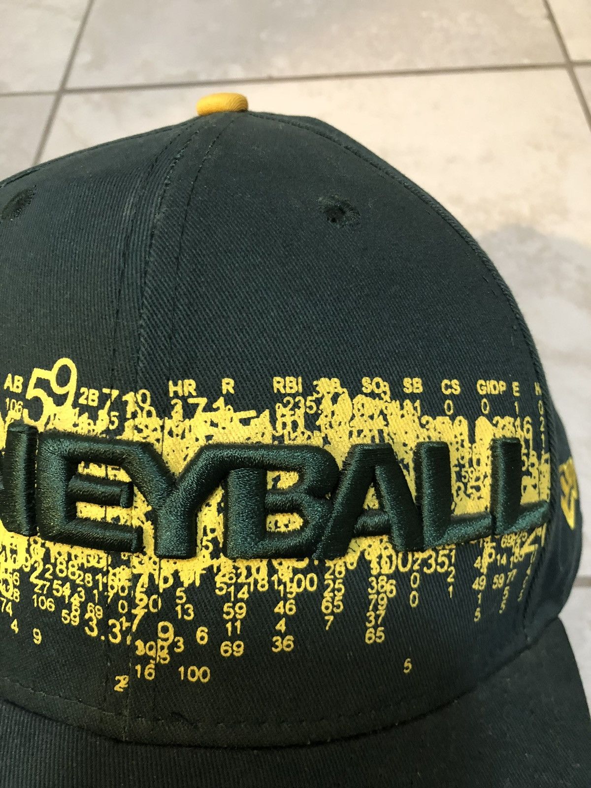 Other Rare sample Moneyball cast and crew Brad Pitt movie hat Size ONE SIZE - 3 Thumbnail
