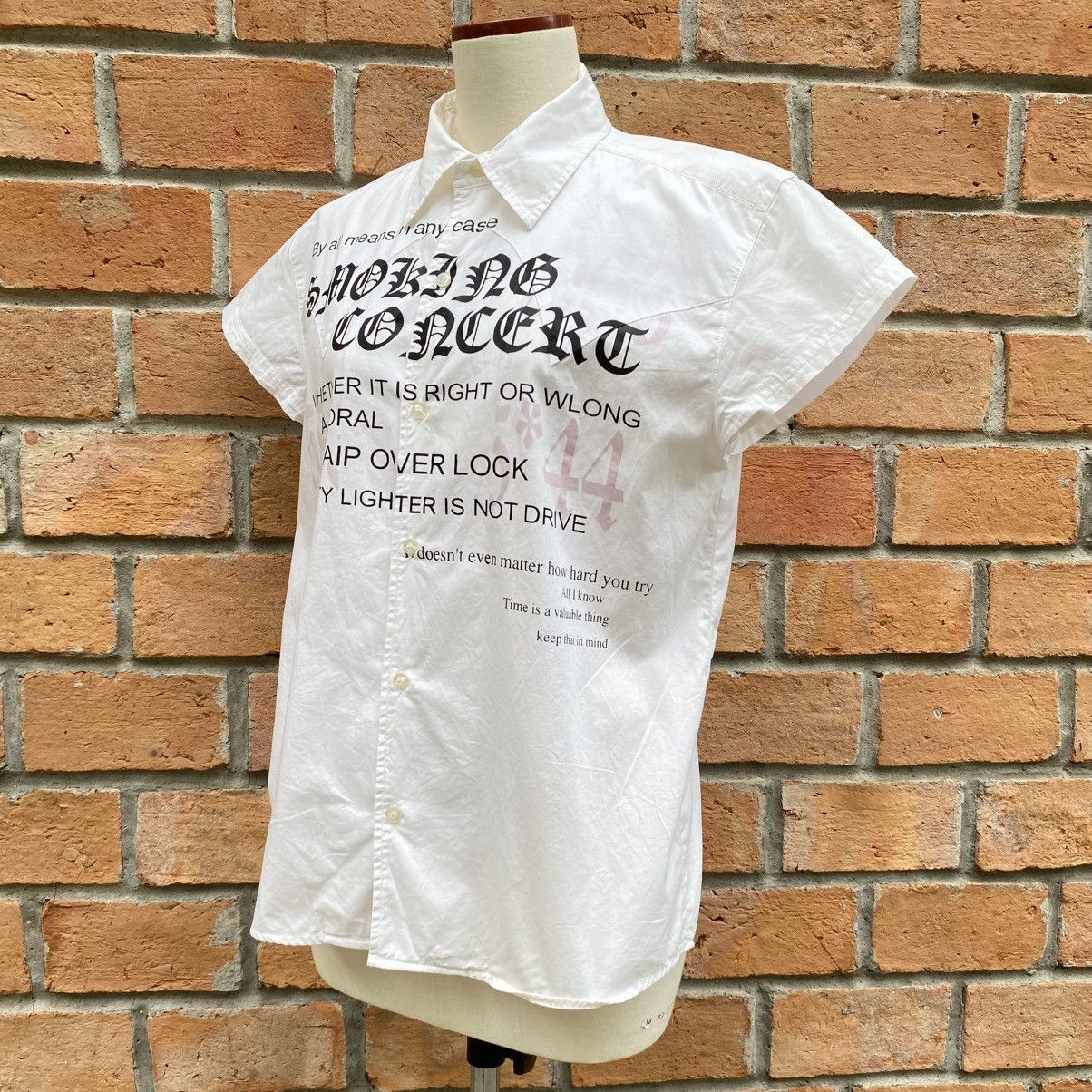 Designer EURO immortal Y2K Punk Smoking Concert Typography Shirt Size L / US 10 / IT 46 - 14 Thumbnail