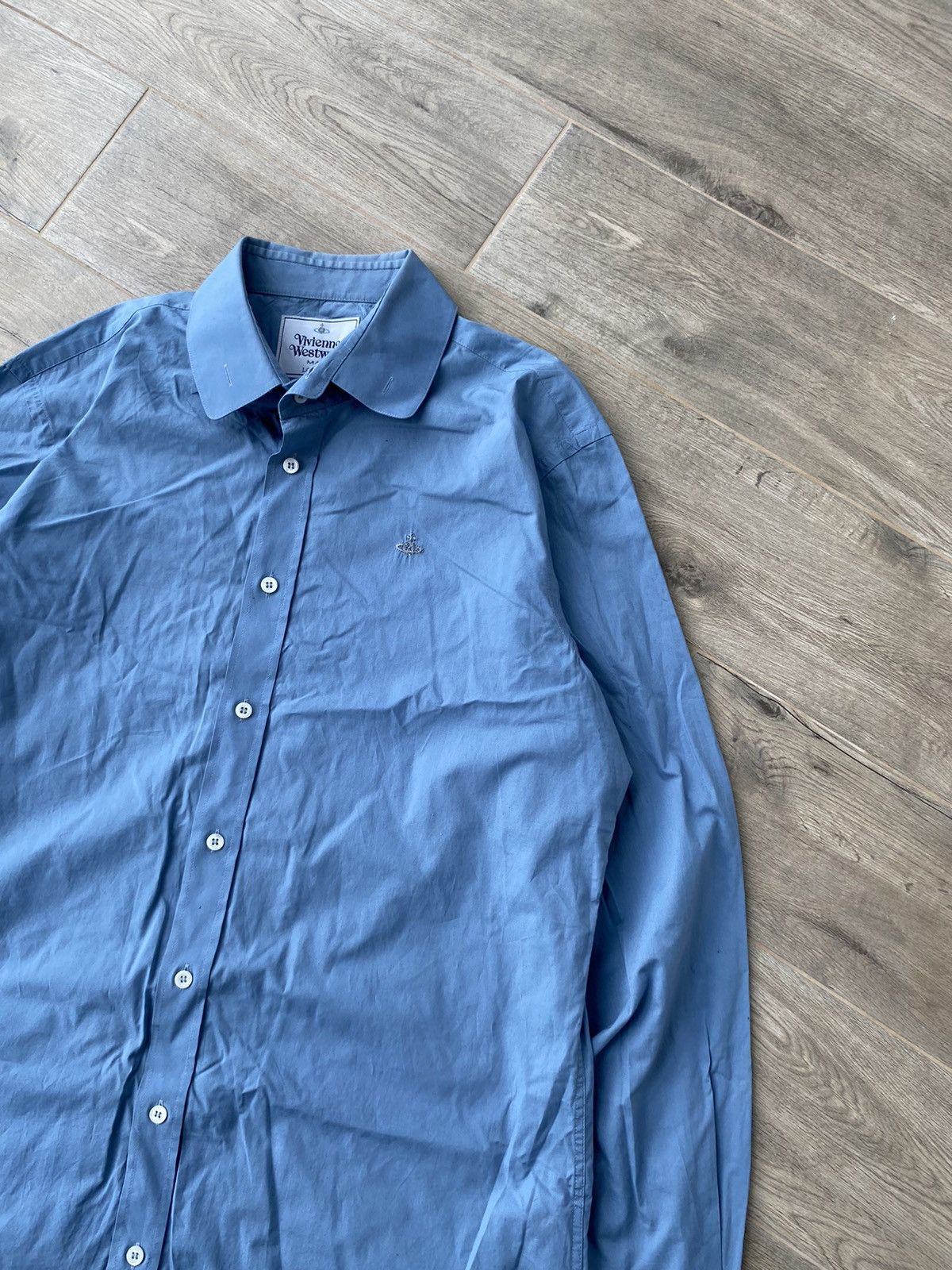 Vivienne Westwood Vivienne Westwood Metal Logo Shirt Size US L / EU 52-54 / 3 - 4 Thumbnail