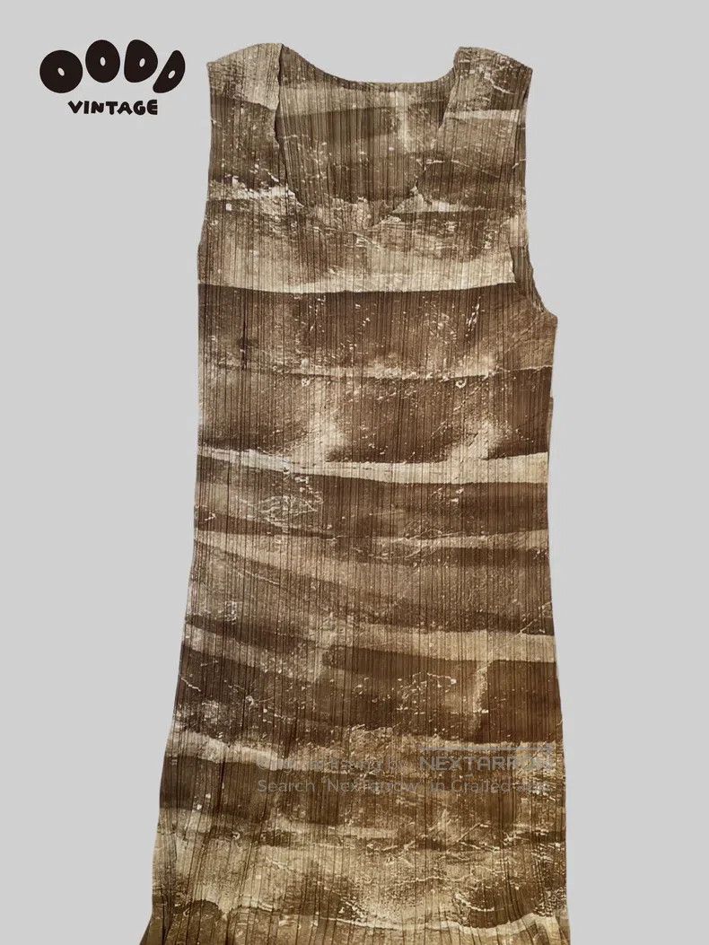 Issey Miyake Issey Miyake Irregular Tower Ruffle Dress Size L / US 10 / IT 46 - 4 Thumbnail