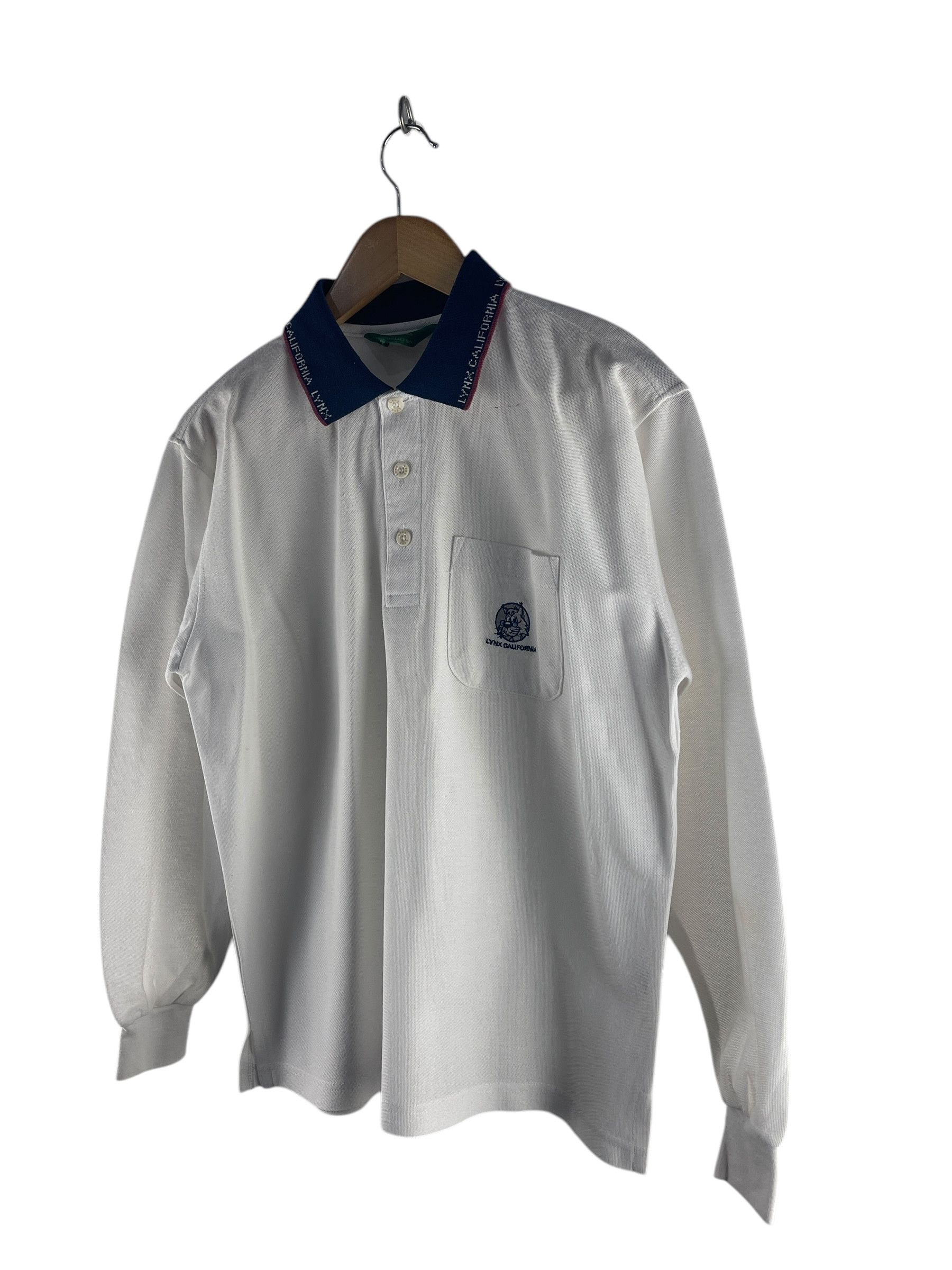 Japanese Brand Vintage LYNX California Polo Shirt Size US M / EU 48-50 / 2 - 3 Thumbnail