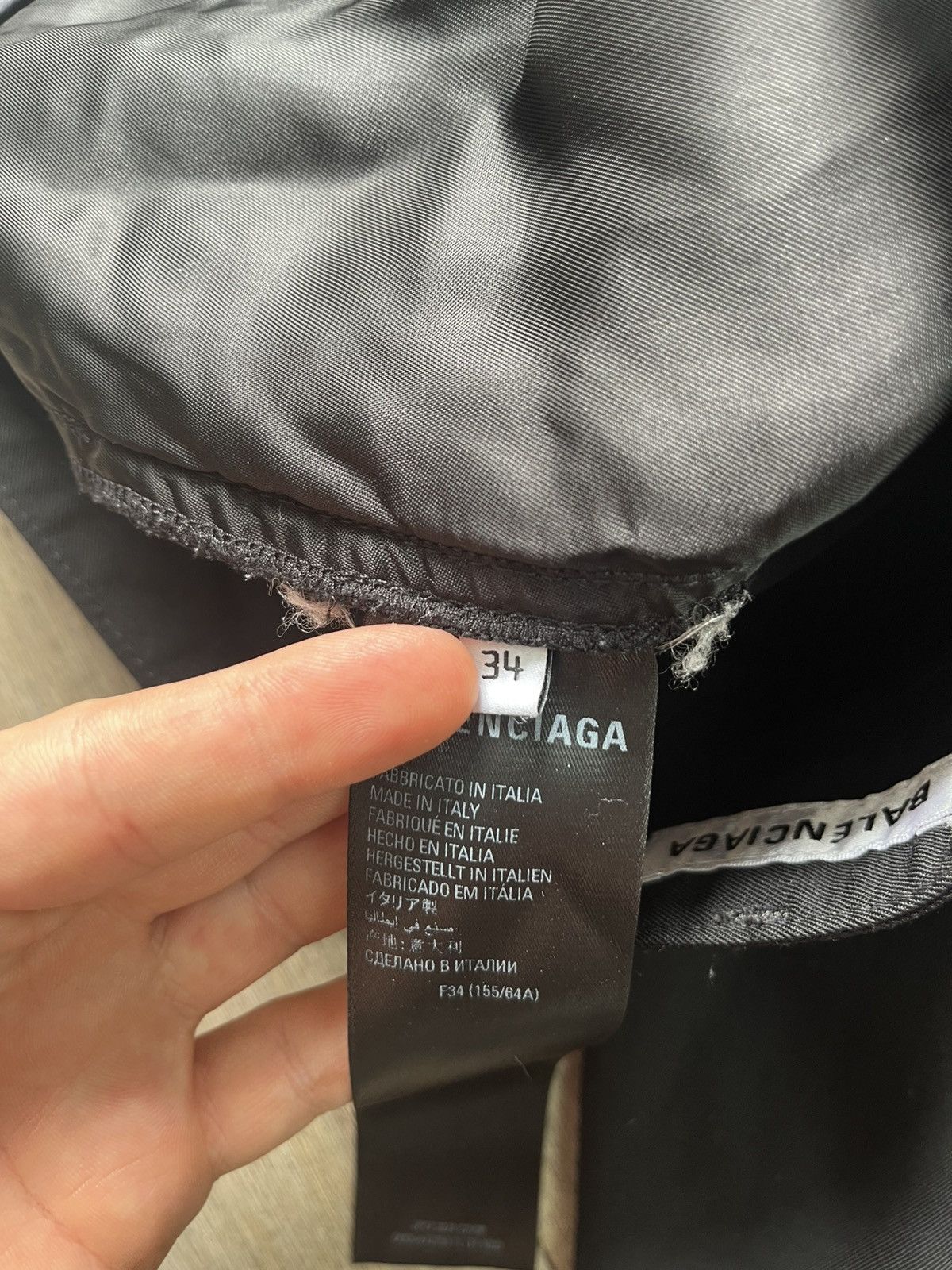 Balenciaga Sample Balenciaga wide suit Pants in Black Size US 26 / EU 42 - 6 Thumbnail