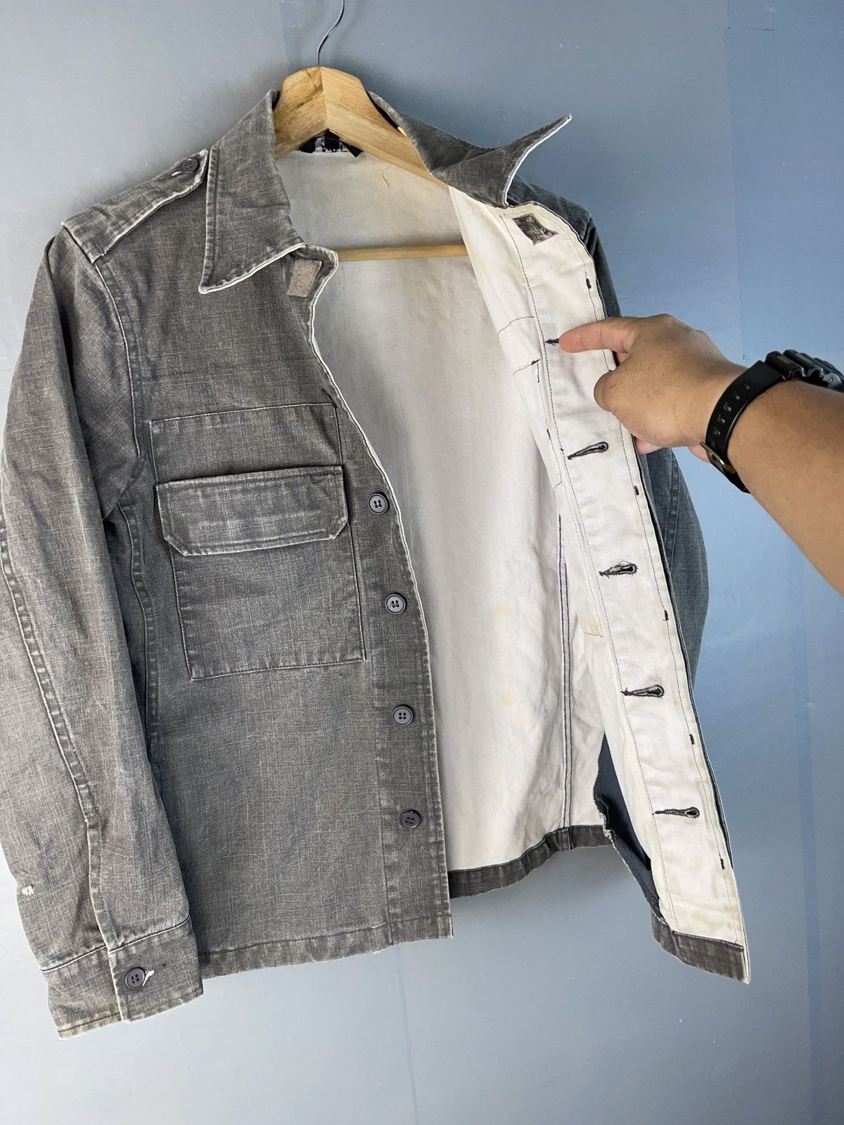 A.P.C. 🔥A.P.C. FRANCE Double Pocket Buttoned Jacket Size US S / EU 44-46 / 1 - 7 Thumbnail