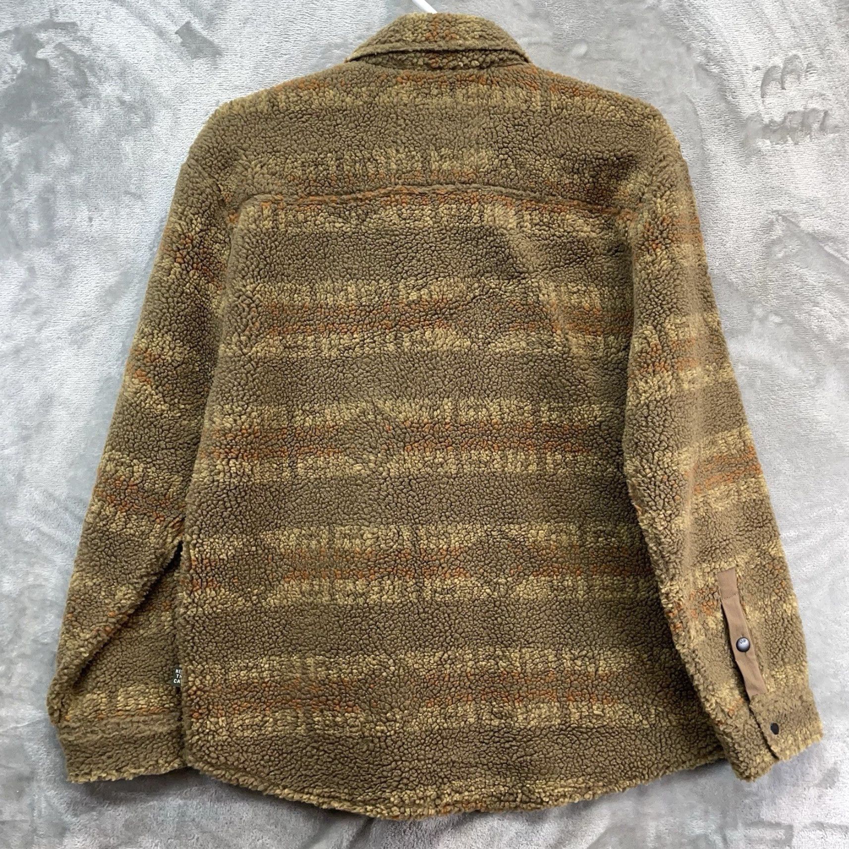 Howler Brothers VINTAGE Howler Brothers Allegheny Overshirt Jacket Men L Striped Brown Polyester Fleece Pockets Snap Button Hunting Hiking Outdoor Western 90s? Size US L / EU 52-54 / 3 - 2 Thumbnail
