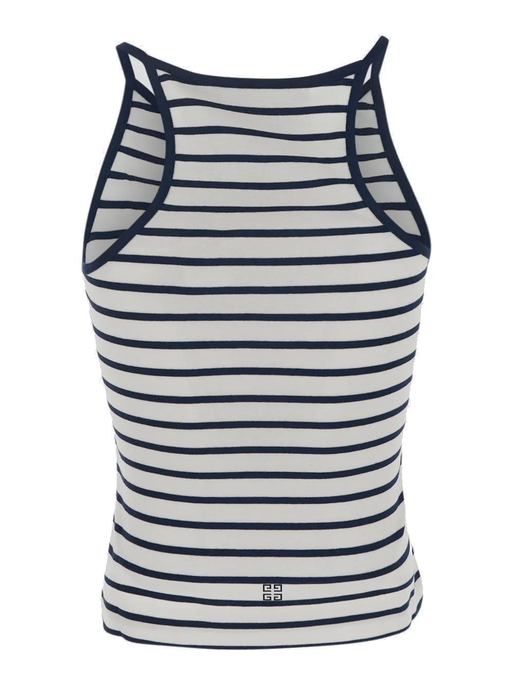 Givenchy o1srvl11e1124 Fitted Tank Top in Navy/White Size XS / US 0-2 / IT 36-38 - 2 Thumbnail