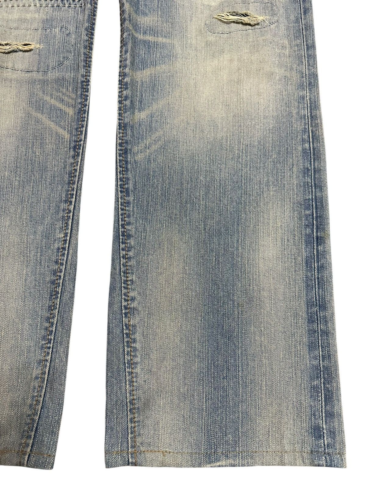 Edwin Edwin XV Exclusive Vintage Faded Wash Distressed Loose Jeans Size US 34 / EU 50 - 8 Thumbnail