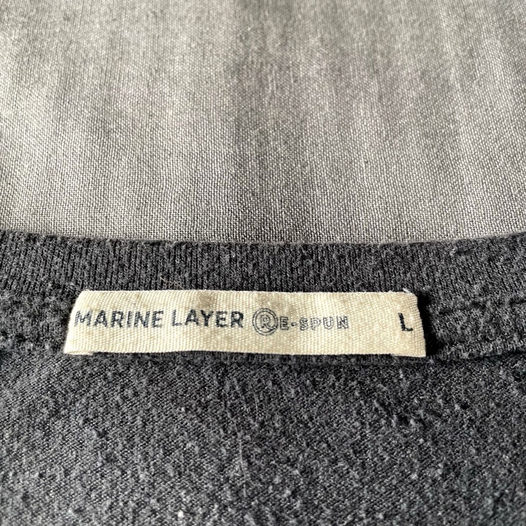 Marine Layer Jimi Hendrix Shirt Mens L Marine Layer Purple Haze Art T-Shirt Short Sleeve Crew Neck Black Cotton Navy? Size US L / EU 52-54 / 3 - 3 Thumbnail