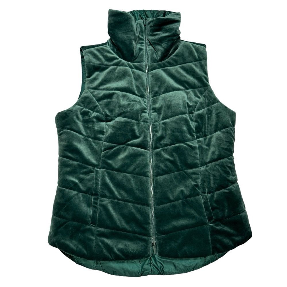Chicos New Chico's Velour Reversible Green Vest Size 3 US 16 Size XXL / US 16-18 / IT 52-54 - 7 Thumbnail