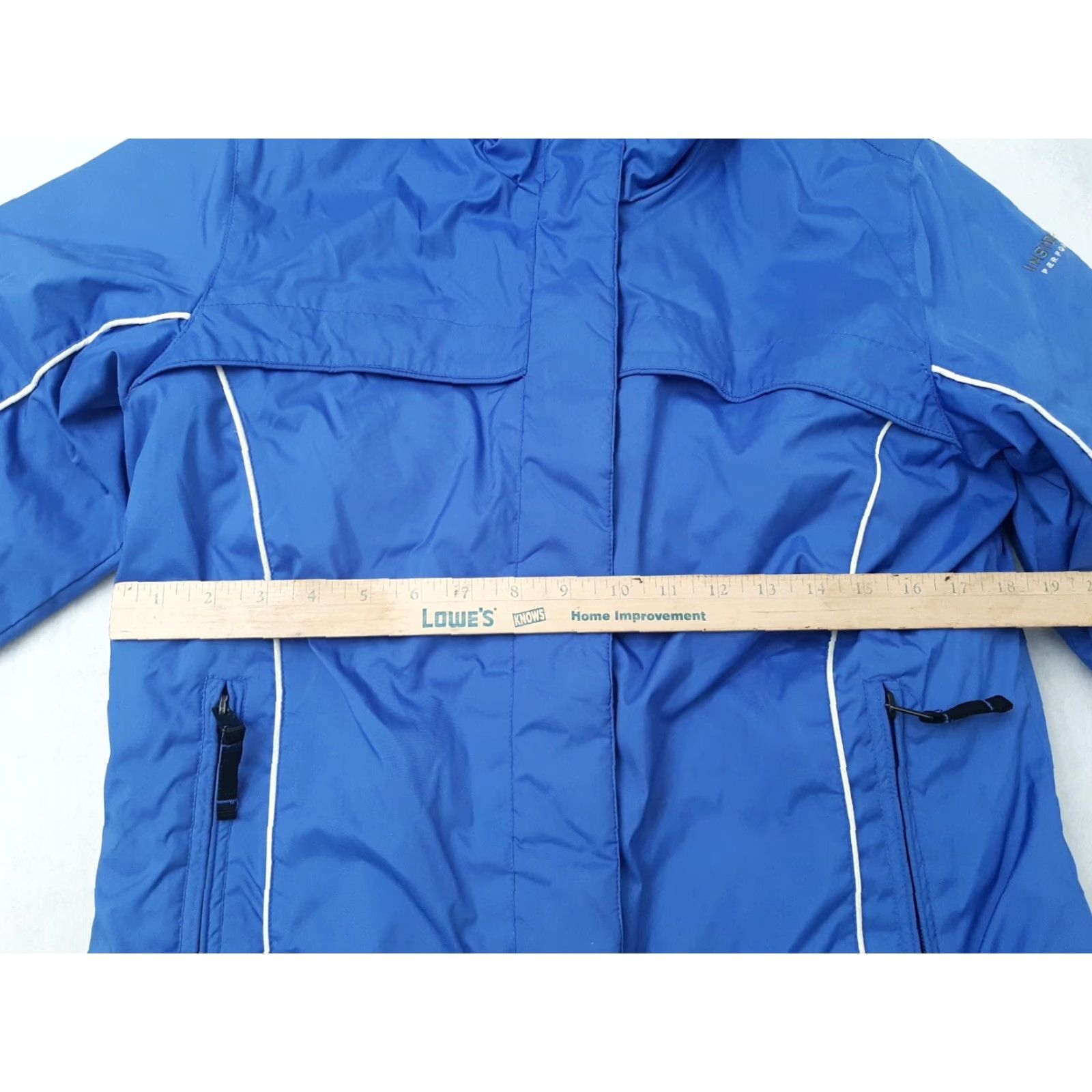 Vintage Inside EDGE Women's Winter Jacket 3-in-1 Hood Size M Blue Pockets Jackets Womens Size M / US 6-8 / IT 42-44 - 5 Thumbnail