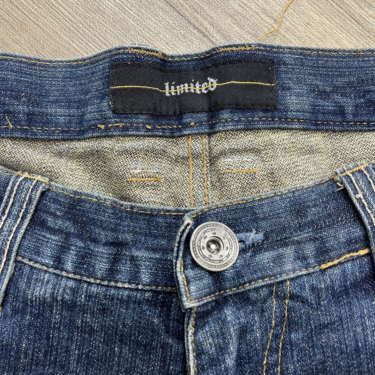 If Six Was Nine × Japanese Brand × Le Grande Bleu (L.G.B.) Y2K I ☠️ Rock Limited Distressed Skulls Blue Jeans Lgb Goa Size US 34 / EU 50 - 8 Thumbnail