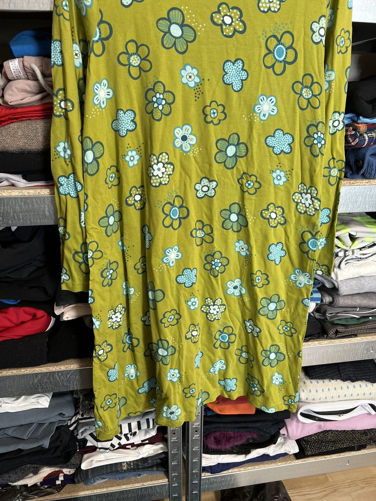 Designer Gudrun Sjoden Floral Print Long Sleeve Dress Women’s Sjöden Size M / US 6-8 / IT 42-44 - 3 Thumbnail