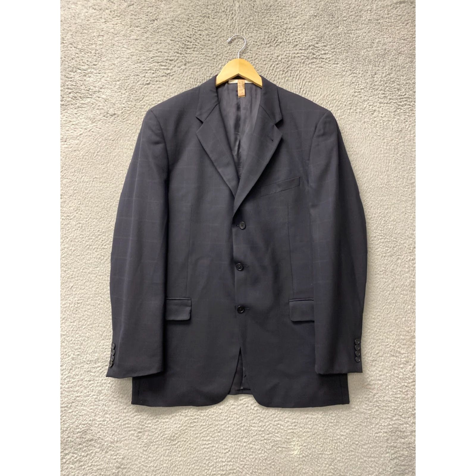 Joseph Abboud Joseph Abboud Suit Mens 2-Piece 42L Navy Check Wool 35x36 Trousers Dry Clean Only Wedding Size 42R - 2 Thumbnail