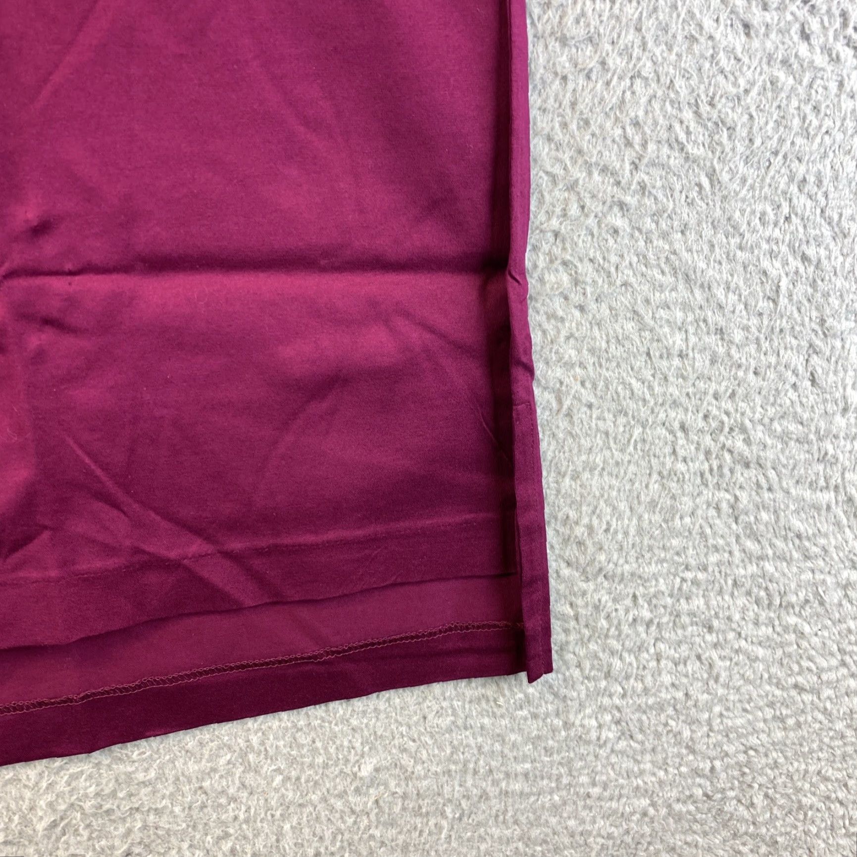 Izod VINTAGE IZOD Polo Shirt Men Short Sleeve Burgundy Medium Men's NWT 81-69 Size US M / EU 48-50 / 2 - 3 Thumbnail