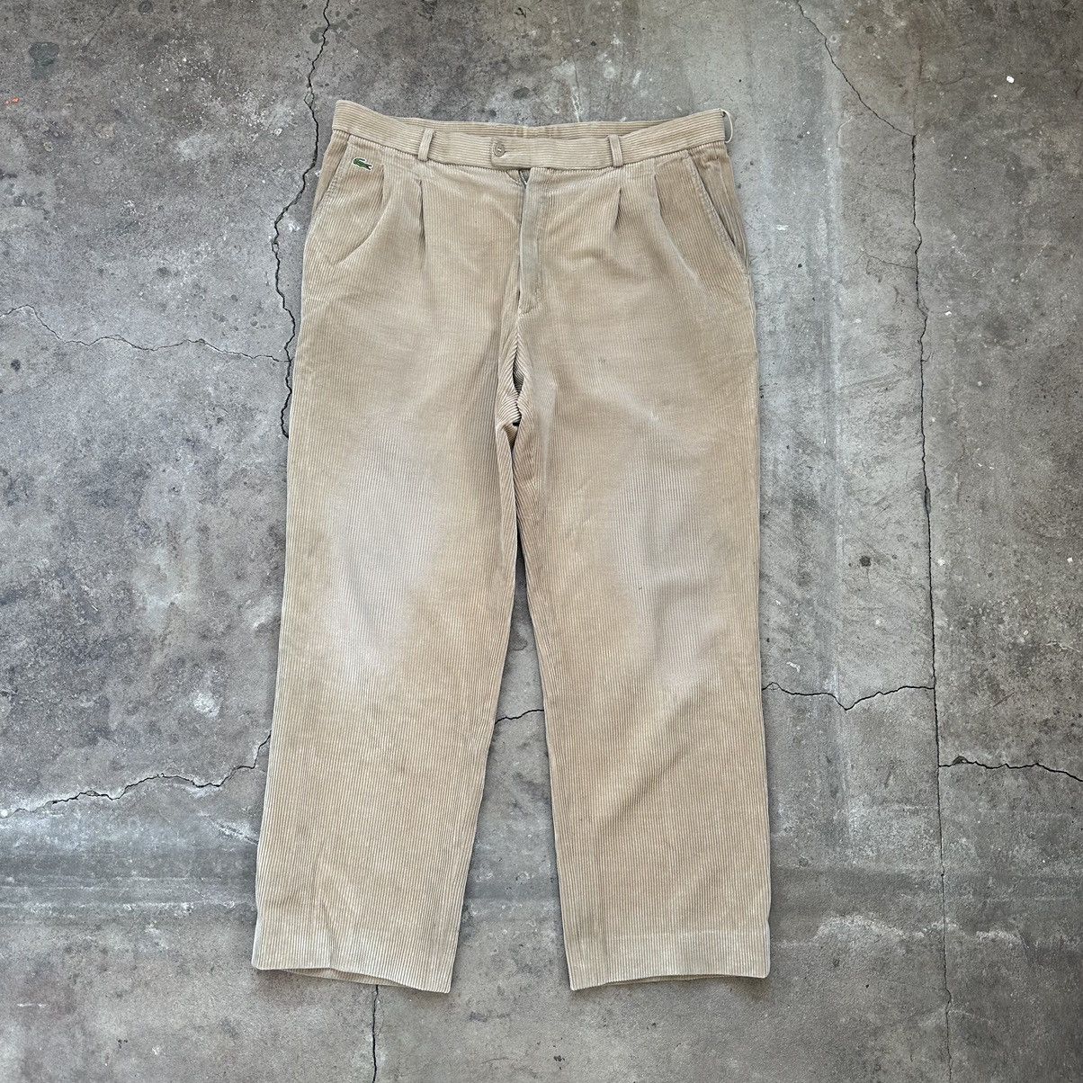 Japanese Brand × Lacoste LACOSTE CORDUROY PANTS Size US 36 / EU 52 - 1 Thumbnail