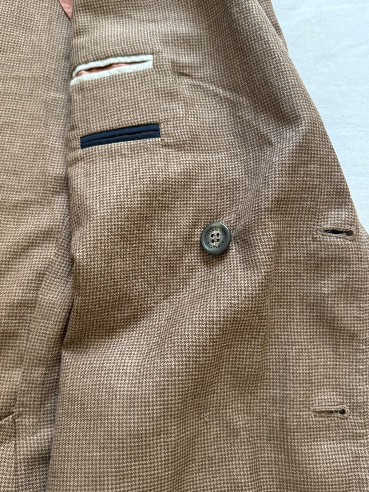Brunello Cucinelli Brunello cucinelli brown blazer Size 48S - 11 Thumbnail