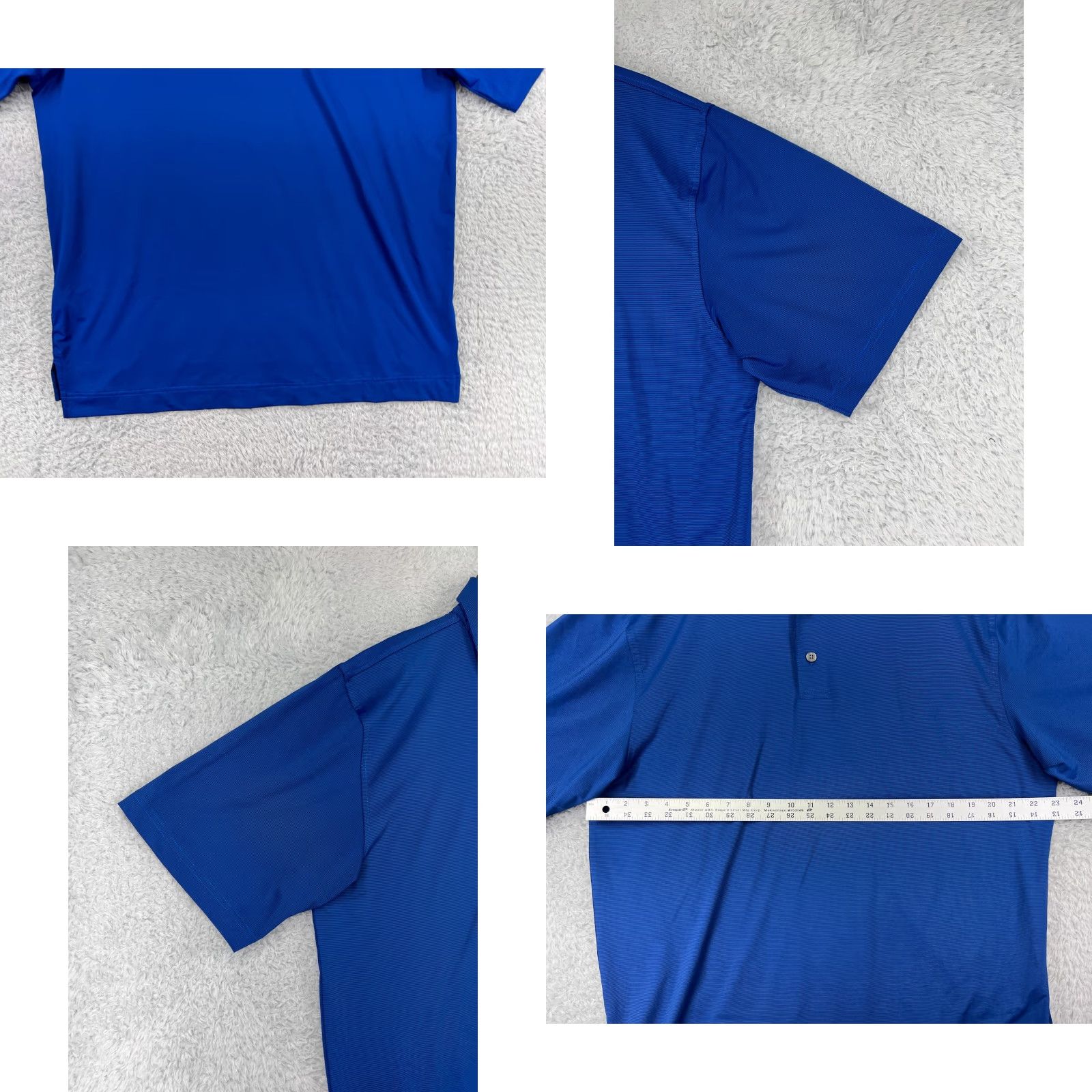 Footjoy FootJoy Polo Shirt Mens L Blue Polyester Blend Golf Size US L / EU 52-54 / 3 - 8 Thumbnail