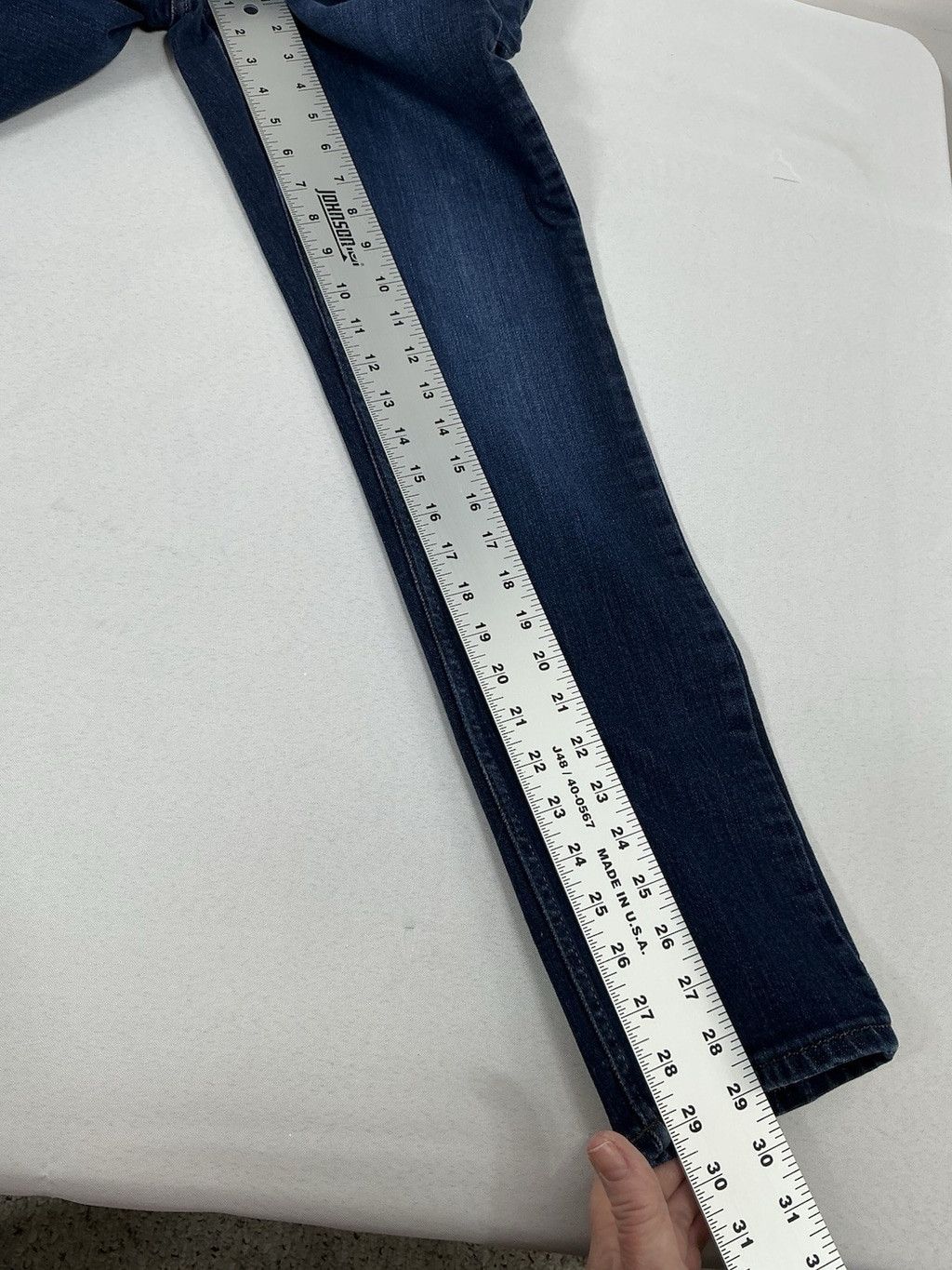Lee Womans Lee Regular Fit Straight Leg Blue Jeans 6 M Size 28" / US 6 / IT 42 - 8 Thumbnail
