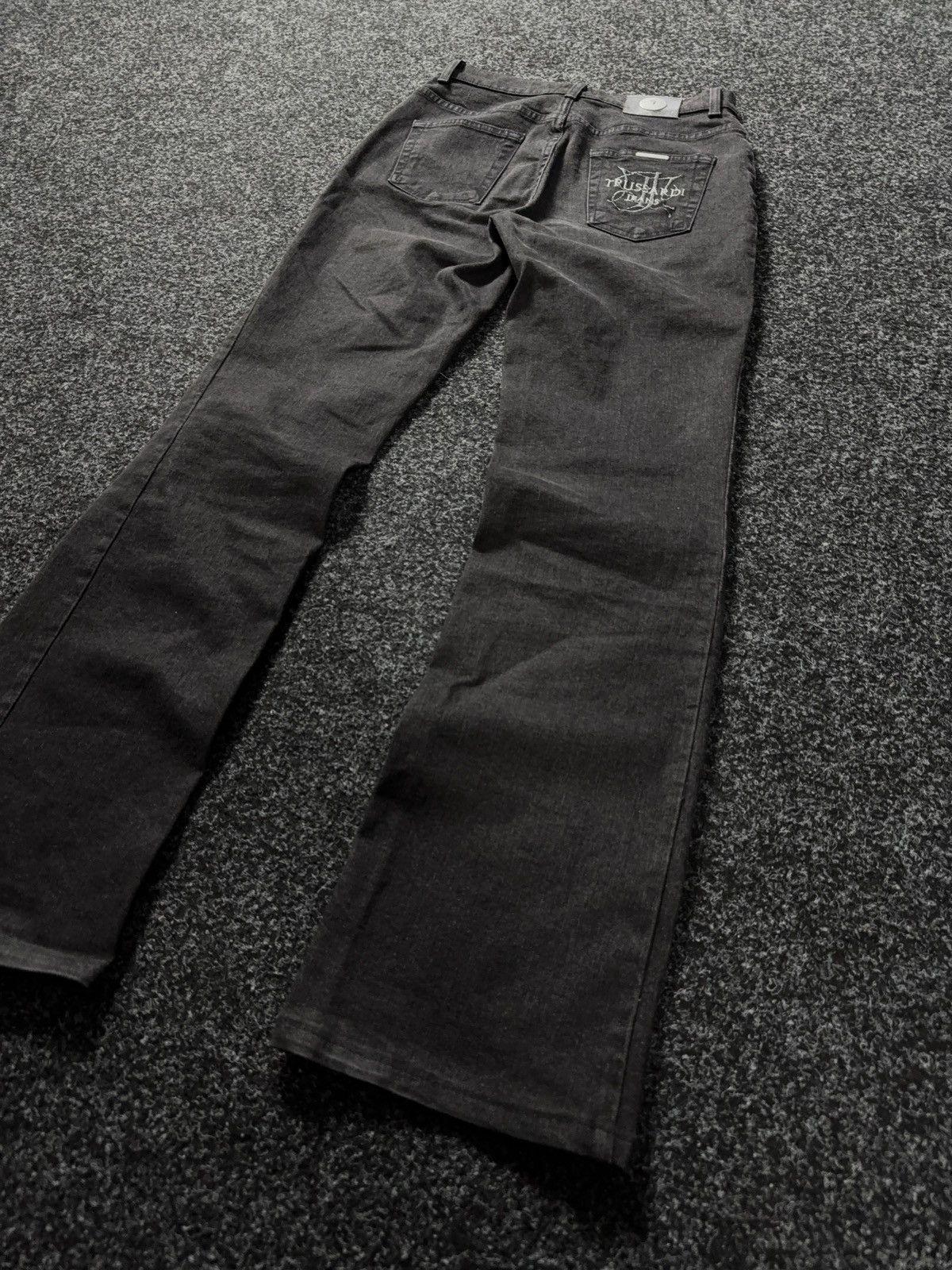 Designer × Trussardi × Vintage Vintage Archive Flared Trussardi Jeans pants womens Size 27" / US 4 / IT 40 - 10 Thumbnail