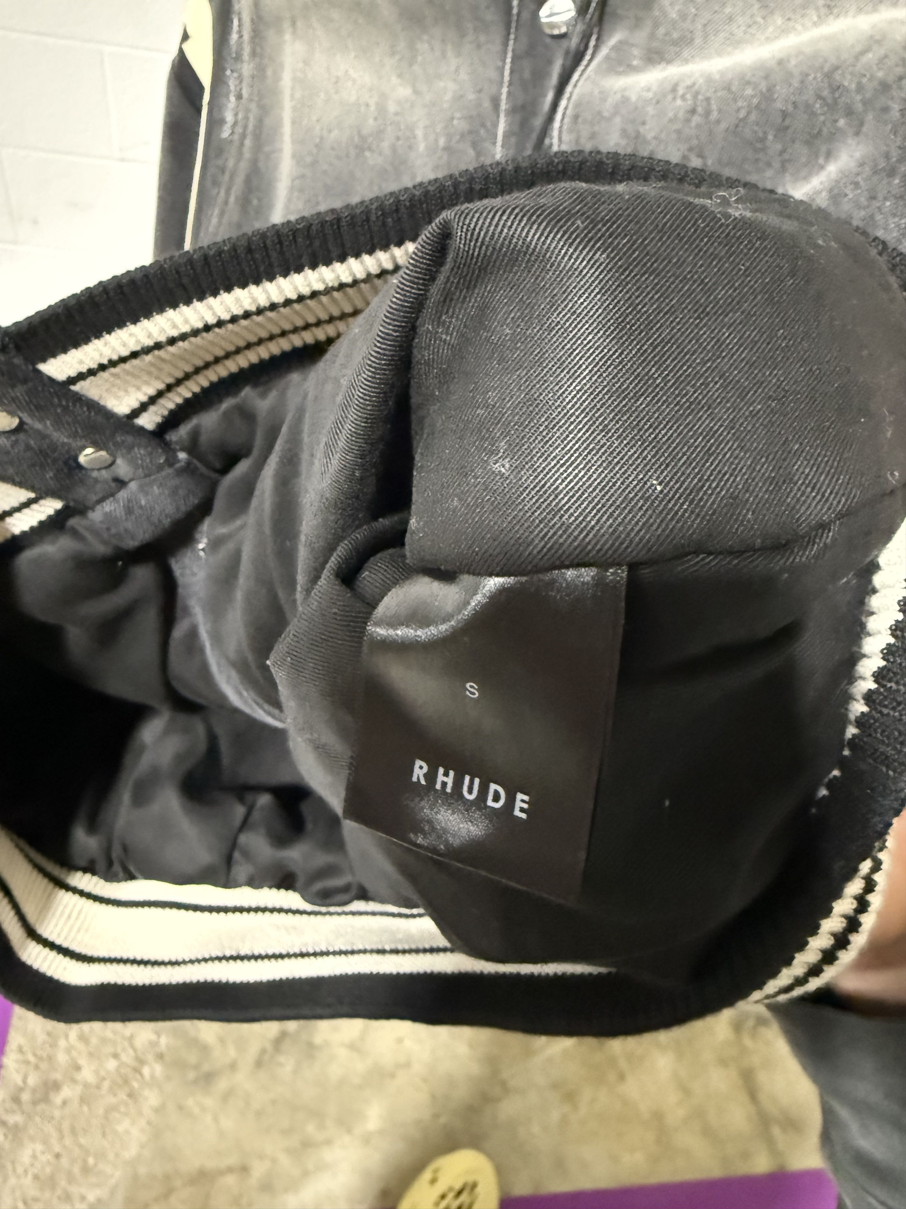 Rhude Rhude Denim Lightning Bomber 'Black' Size US S / EU 44-46 / 1 - 3 Thumbnail