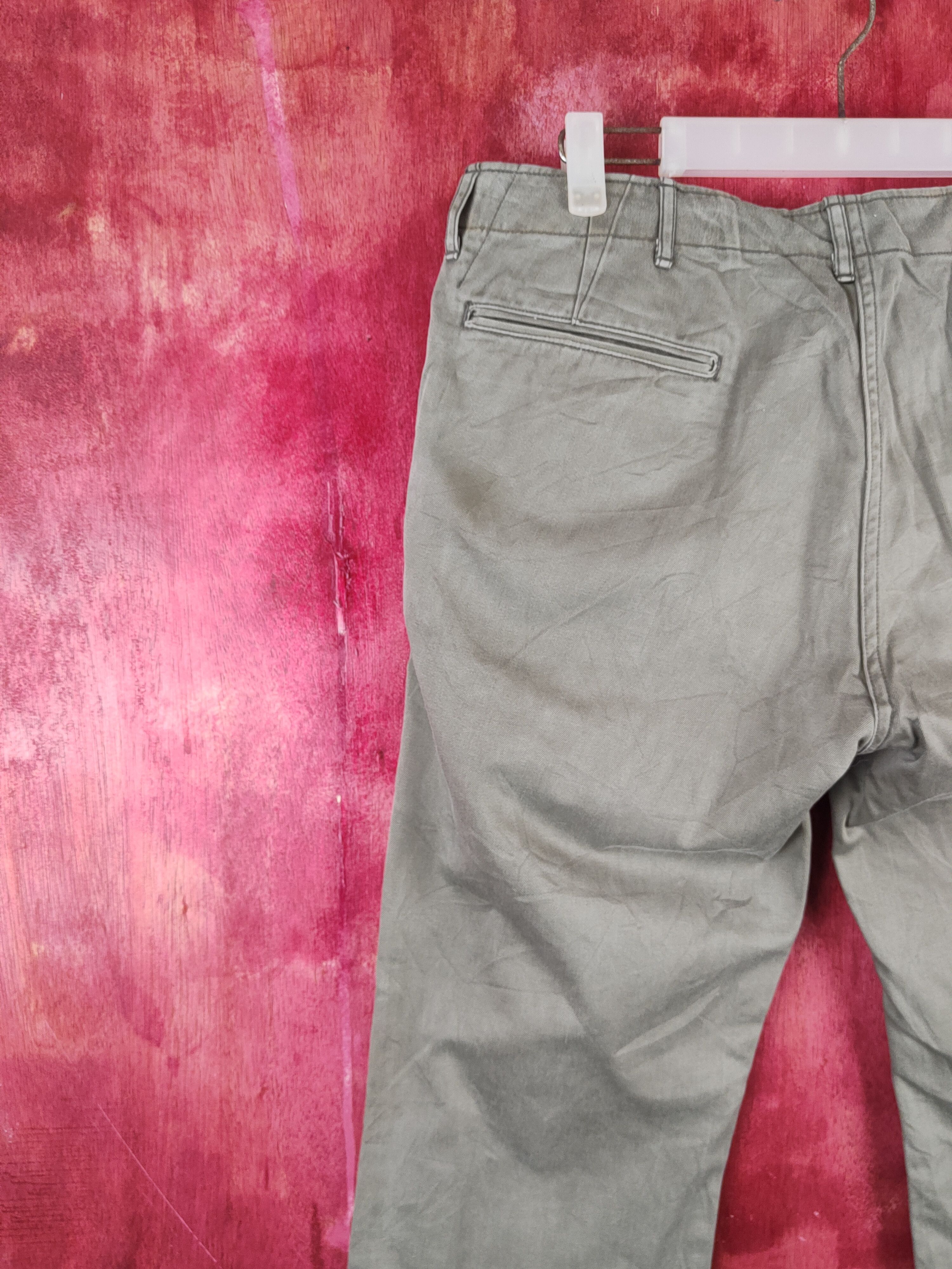 SHIPS Ships Army Green Faded Multipocket Casual Pants #S1715 Size US 32 / EU 48 - 8 Thumbnail
