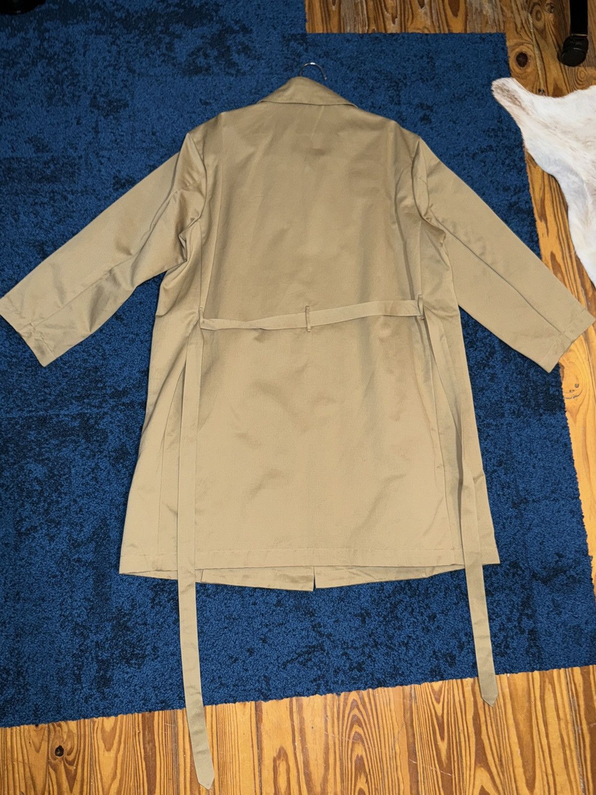 Monitaly Monitaly Beige Trench Coat Sz 42 Size US M / EU 48-50 / 2 - 6 Thumbnail