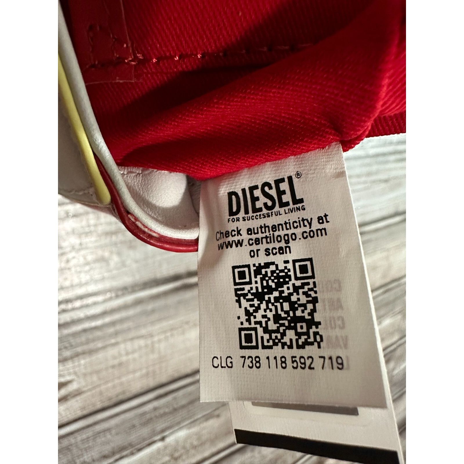 Diesel Diesel 1DR shoulder bag White Red Green Logo Size ONE SIZE - 8 Thumbnail