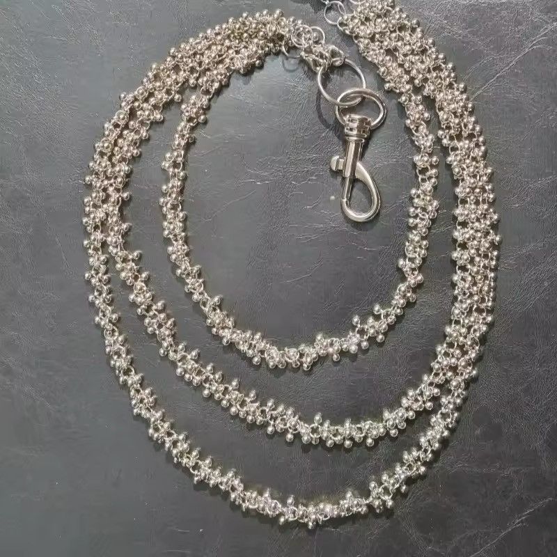Other Bead Flower Three Tier Wallet Keychain Size ONE SIZE - 4 Thumbnail